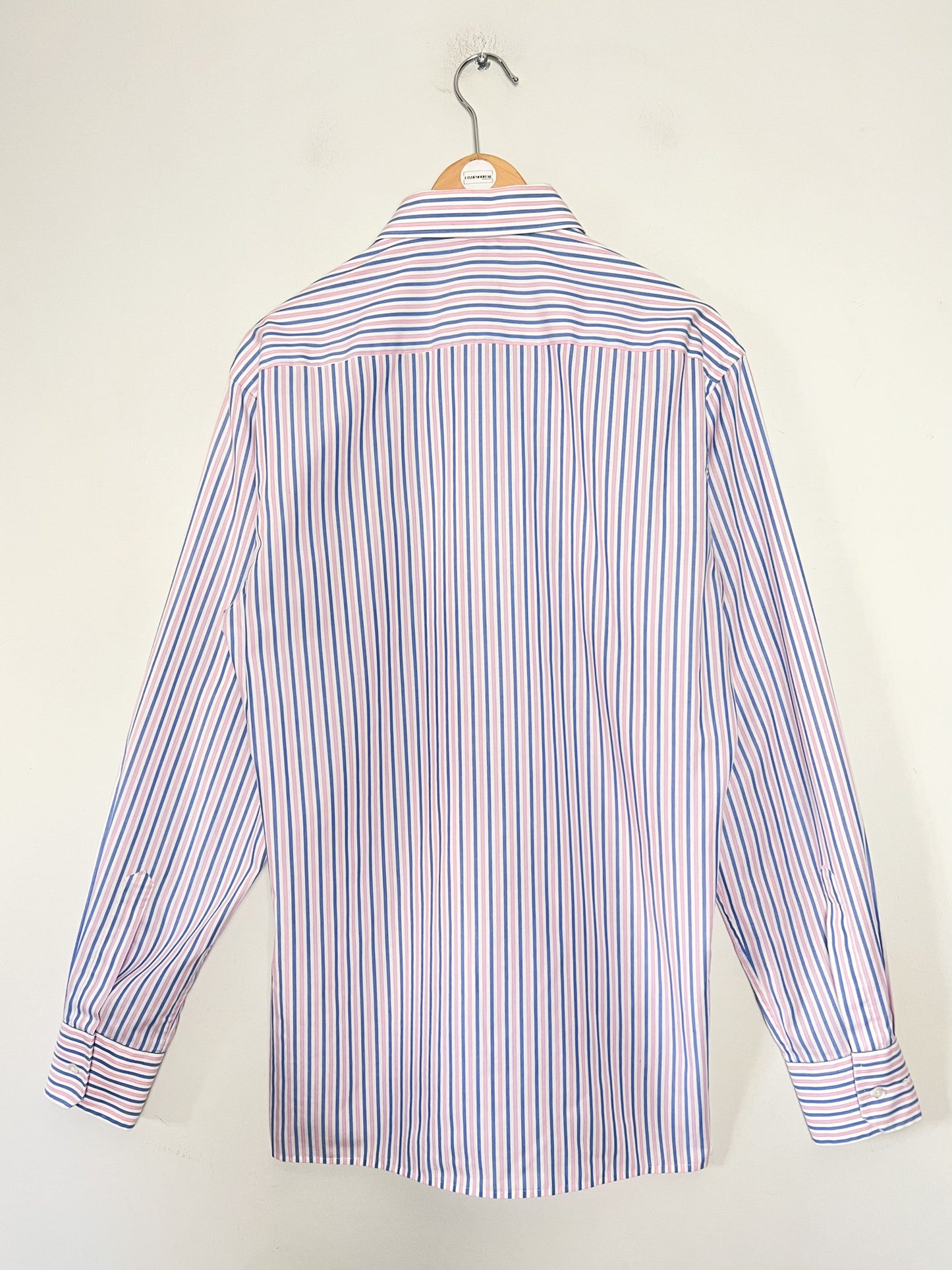 Chemise - Rayures Pastel - Mixte & Repassage Facile Eterna "Swiss Cotton"- TM