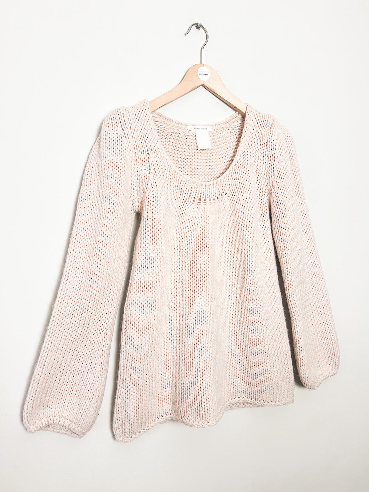 Pull maille mélange Alpaga et Laine beige nude Vanessa Bruno —Taille 36