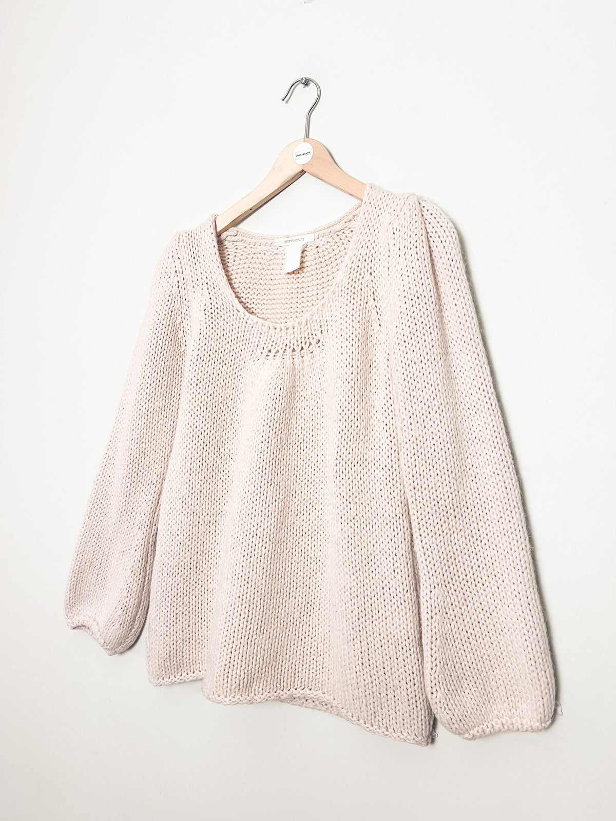 Pull maille mélange Alpaga et Laine beige nude Vanessa Bruno —Taille 36