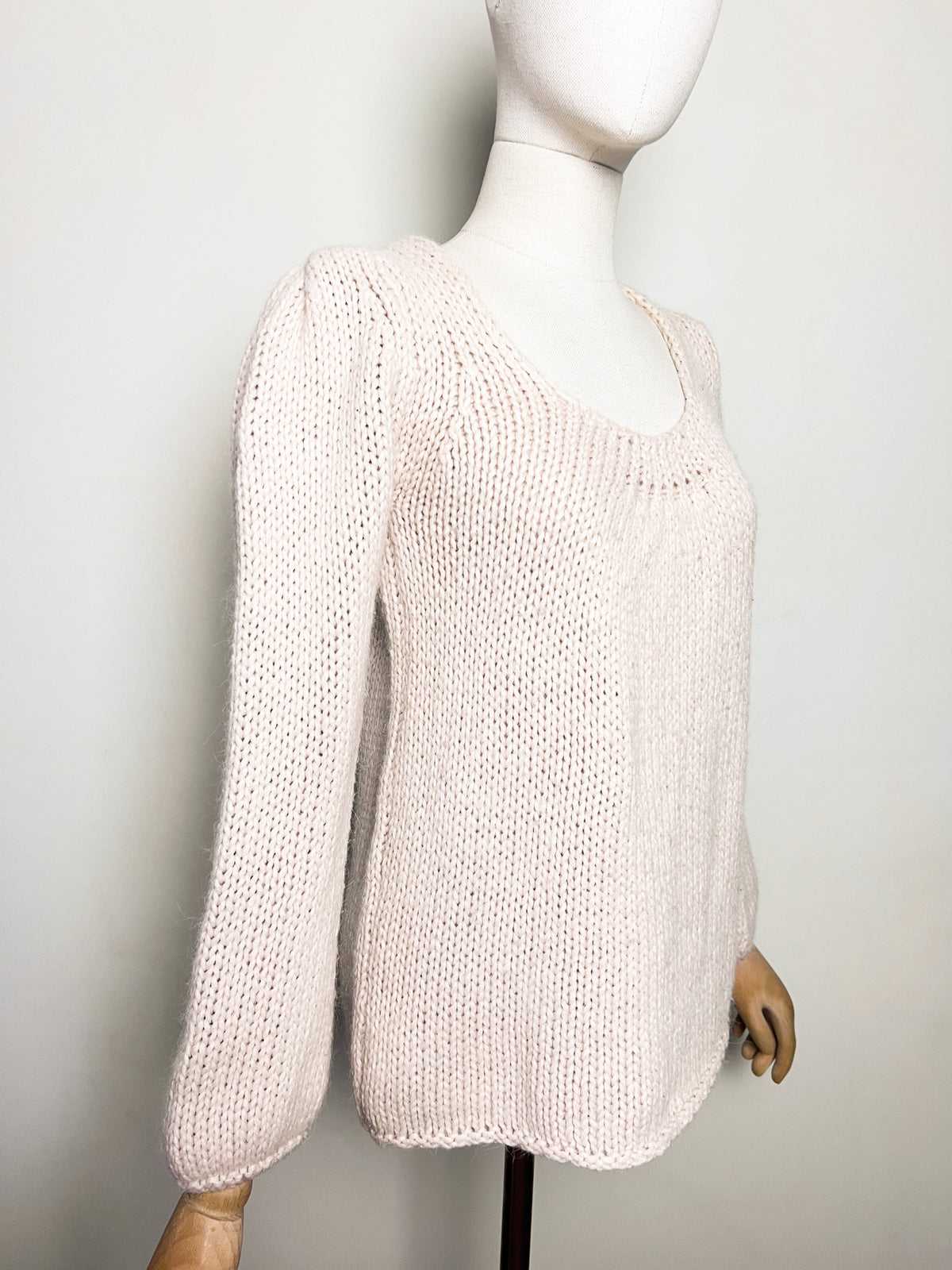 Pull maille mélange Alpaga et Laine beige nude Vanessa Bruno —Taille 36