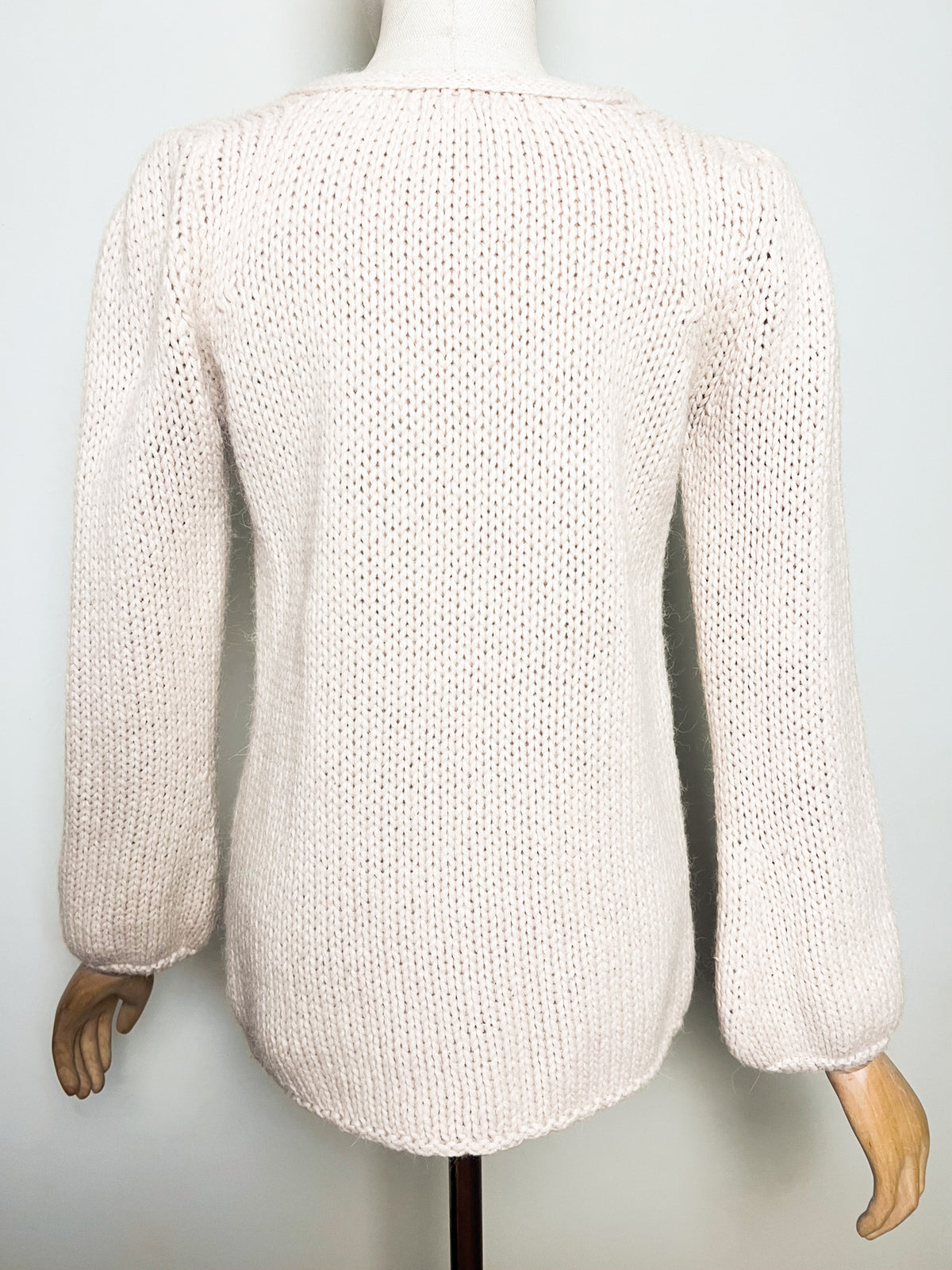 Pull maille mélange Alpaga et Laine beige nude Vanessa Bruno —Taille 36