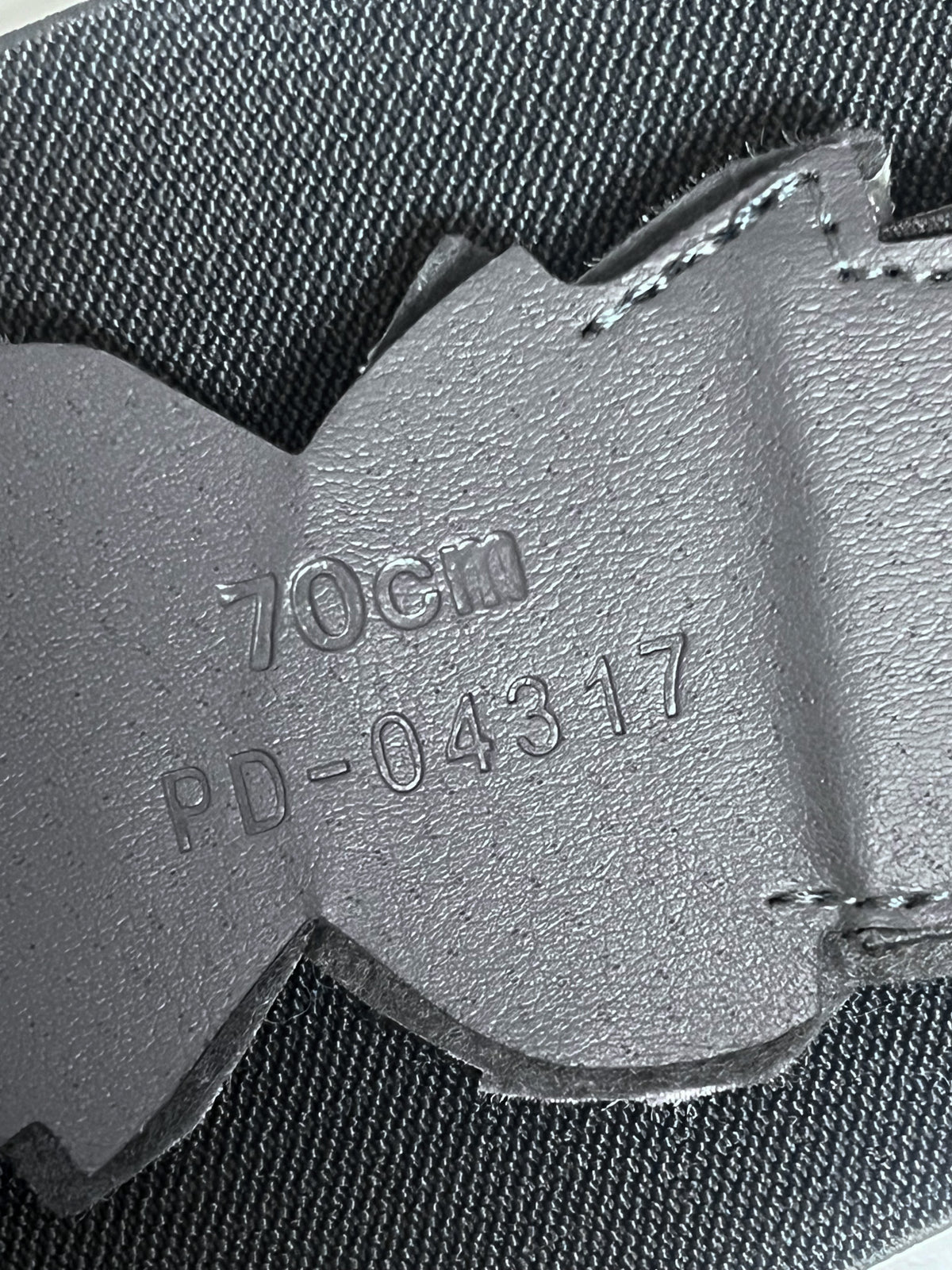 Ceinture serre-taille élastique gris anthracite empiècement bijou perles argentées — Taille 70 (34/36)