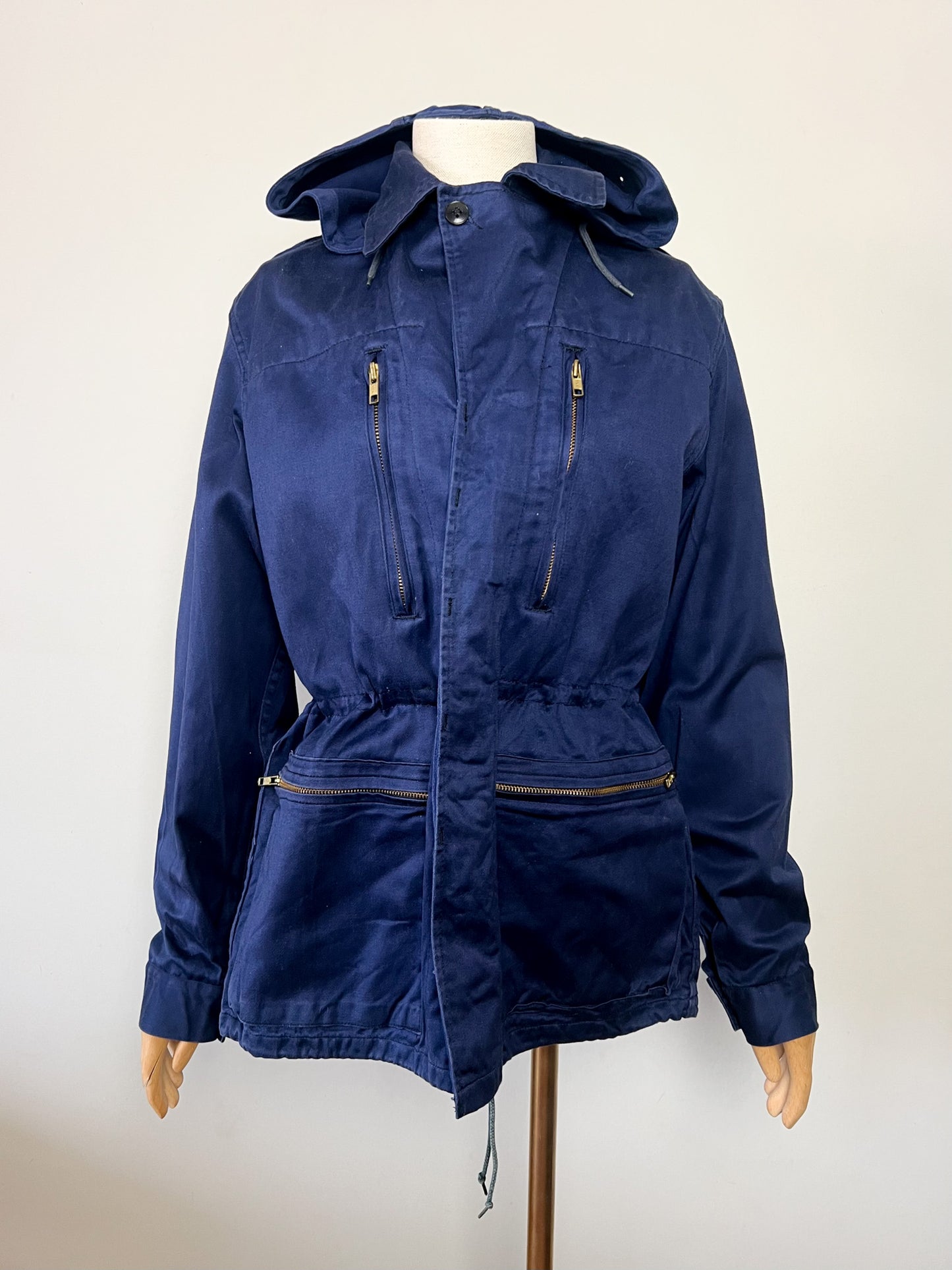 Veste Workwear Vintage Années 80 90 Made in France - 100% Coton Marine – Mixte