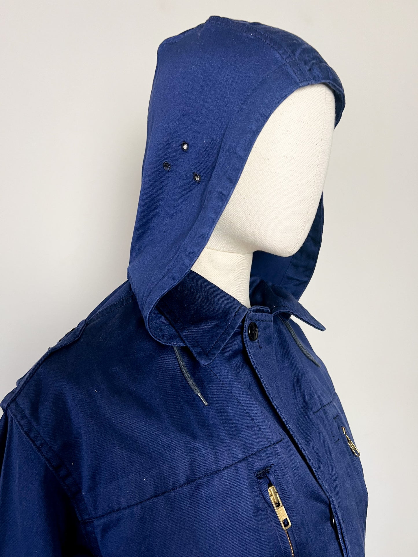 Veste Workwear Vintage Années 80 90 Made in France - 100% Coton Marine – Mixte
