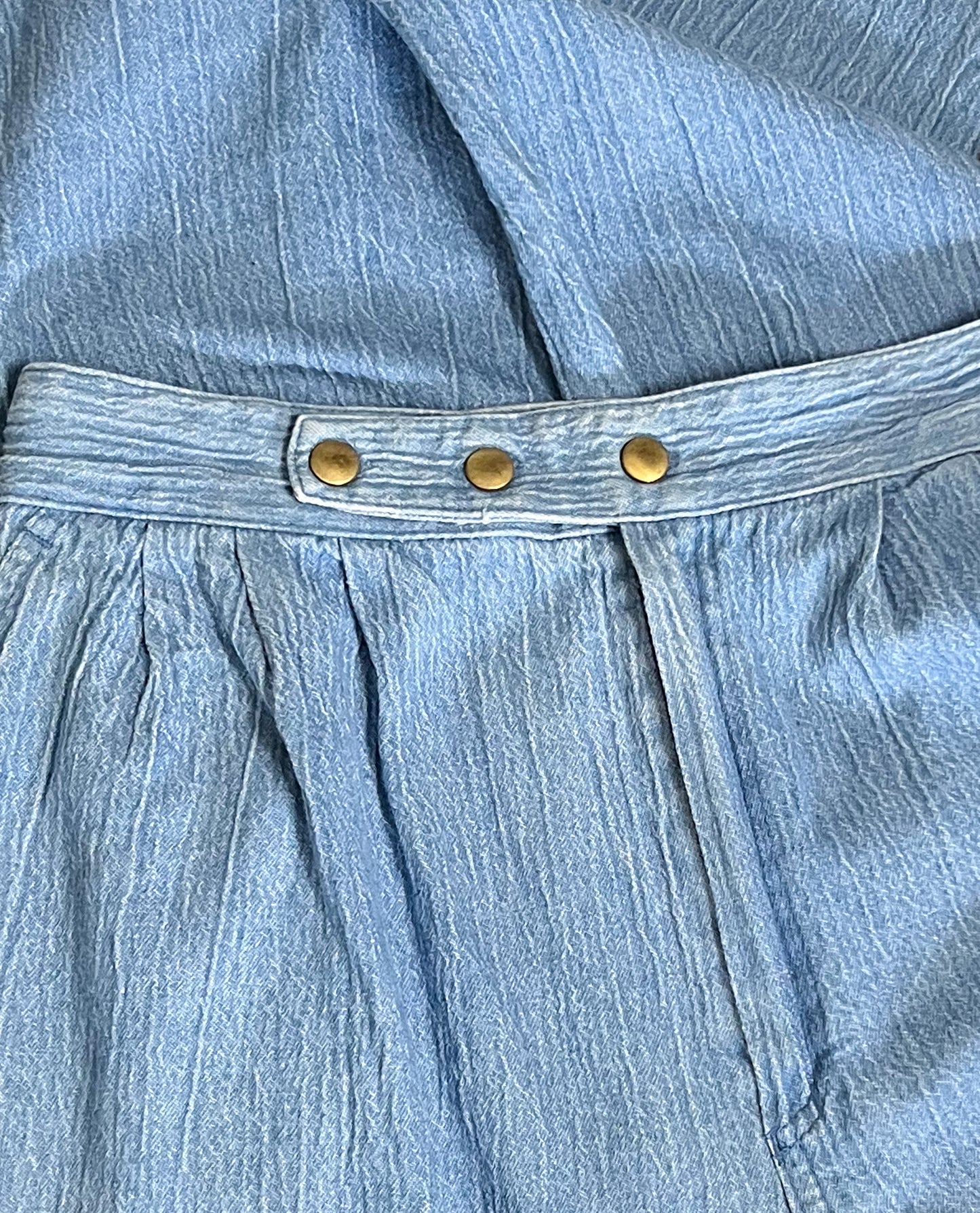 Jean Mom Vintage Années 80 90 - Denim Pur Coton - Taille Haute à Pinces - T 36/38