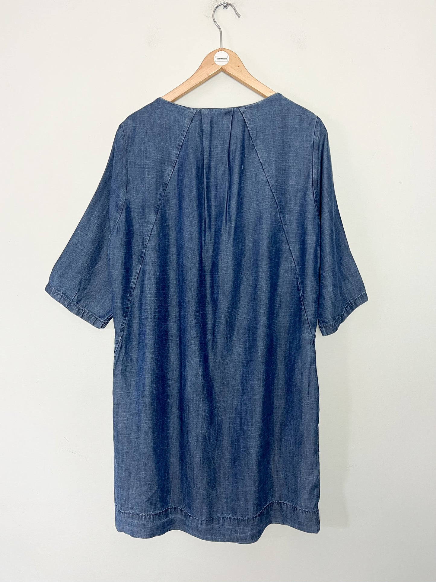 Robe fluide bleu Aspect Jean - 100% Lyocell - Designers Remix (Charlotte Eskildsen) - T. 40