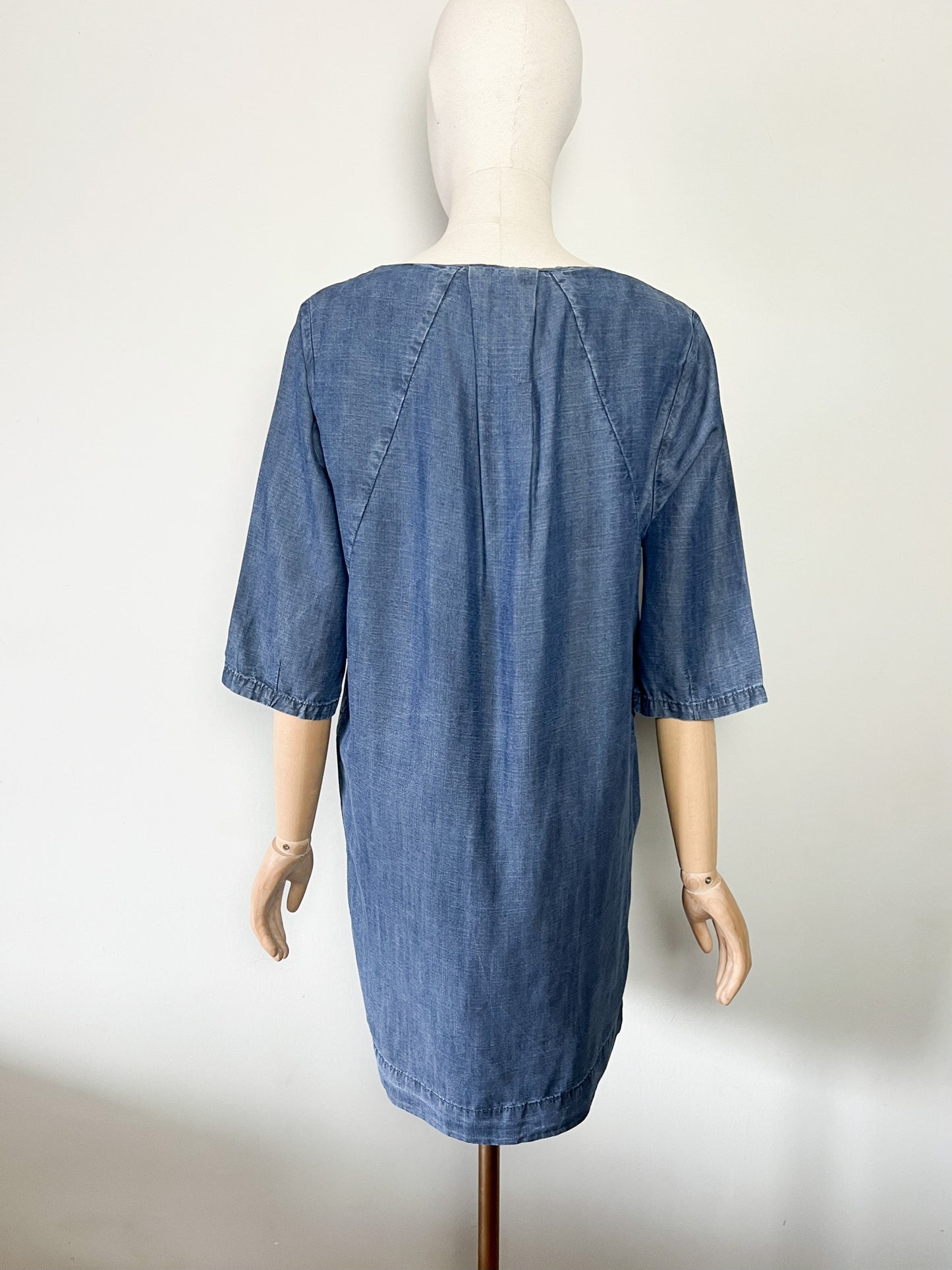Robe fluide bleu Aspect Jean - 100% Lyocell - Designers Remix (Charlotte Eskildsen) - T. 40