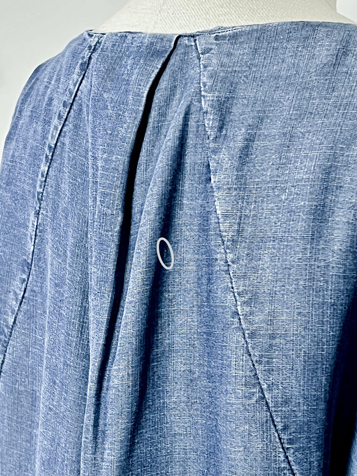 Robe fluide bleu Aspect Jean - 100% Lyocell - Designers Remix (Charlotte Eskildsen) - T. 40