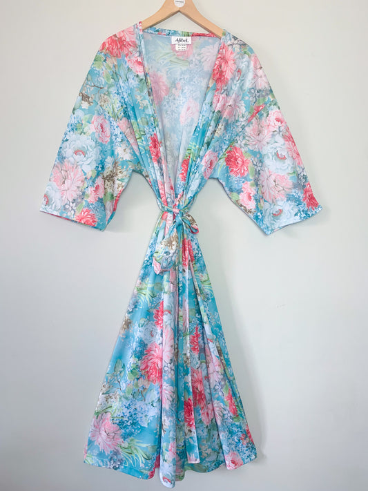 Veste longue légère ou robe de chambre vintage
