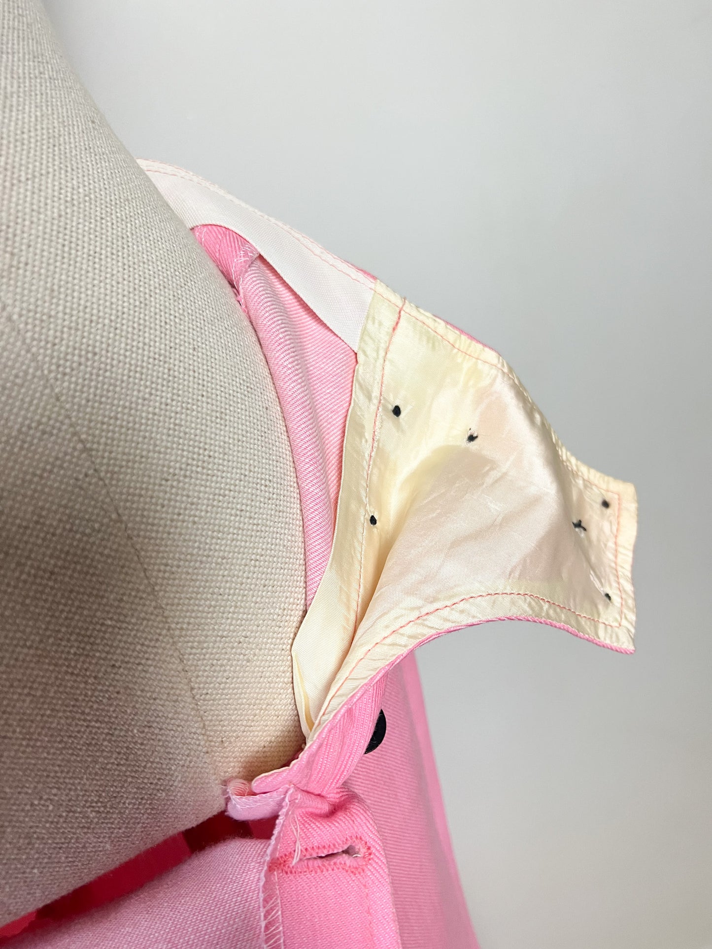 Pantalon Pont Vintage Rose - Pattes d'Éléphant - 100% Coton - T. 34/36