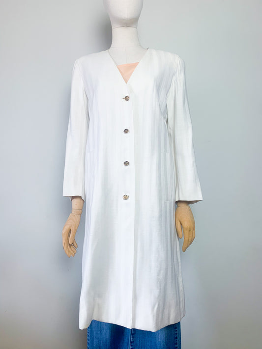 Veste robe crème vintage Caroline Rohmer
