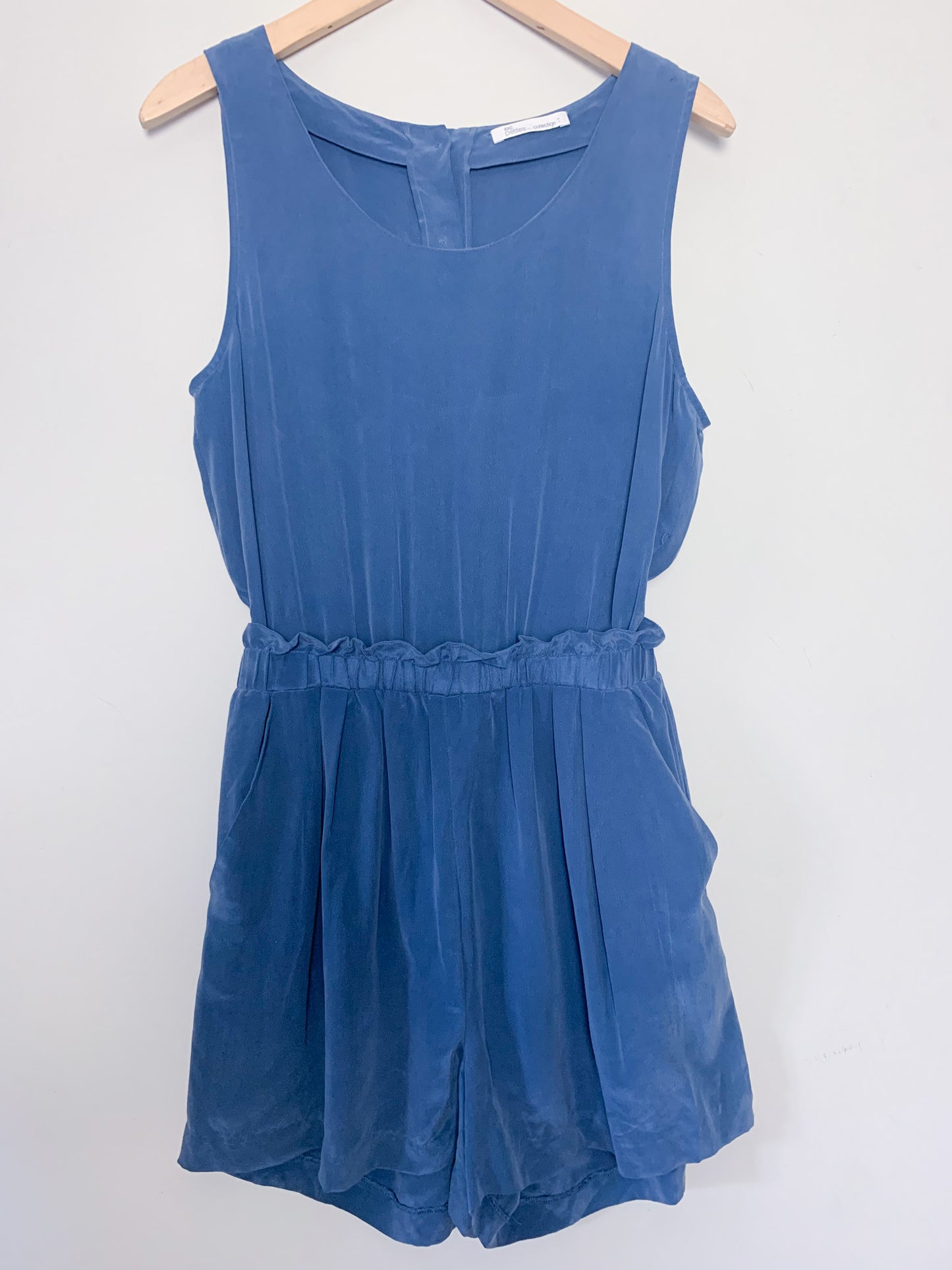 Combi-short fluide bleu sans manche Les Petites…collection