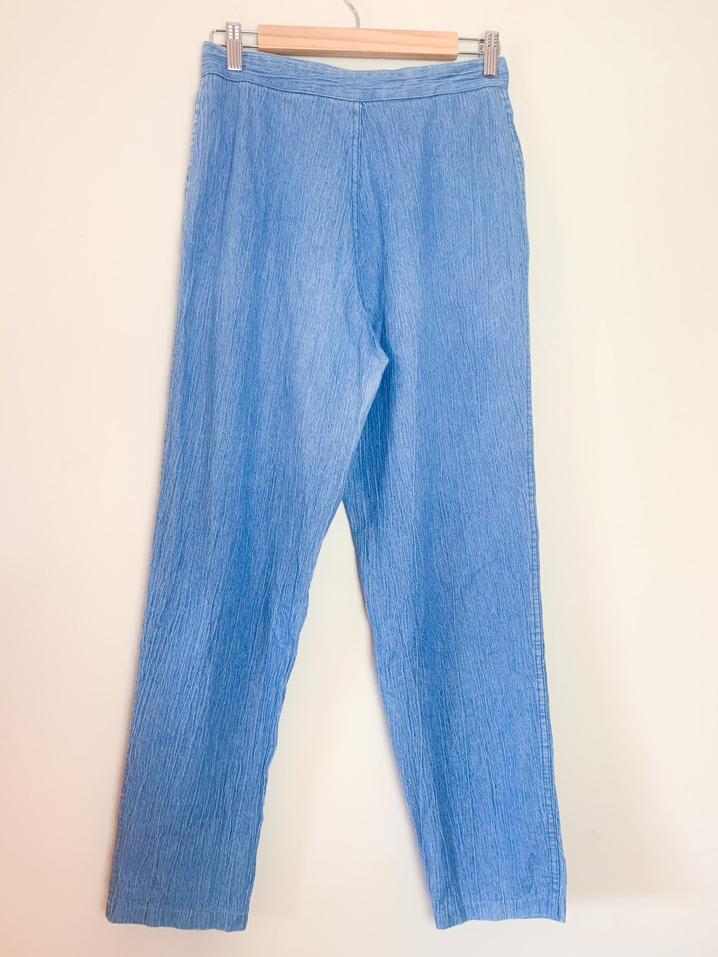 Jean femme mom bleu vintage