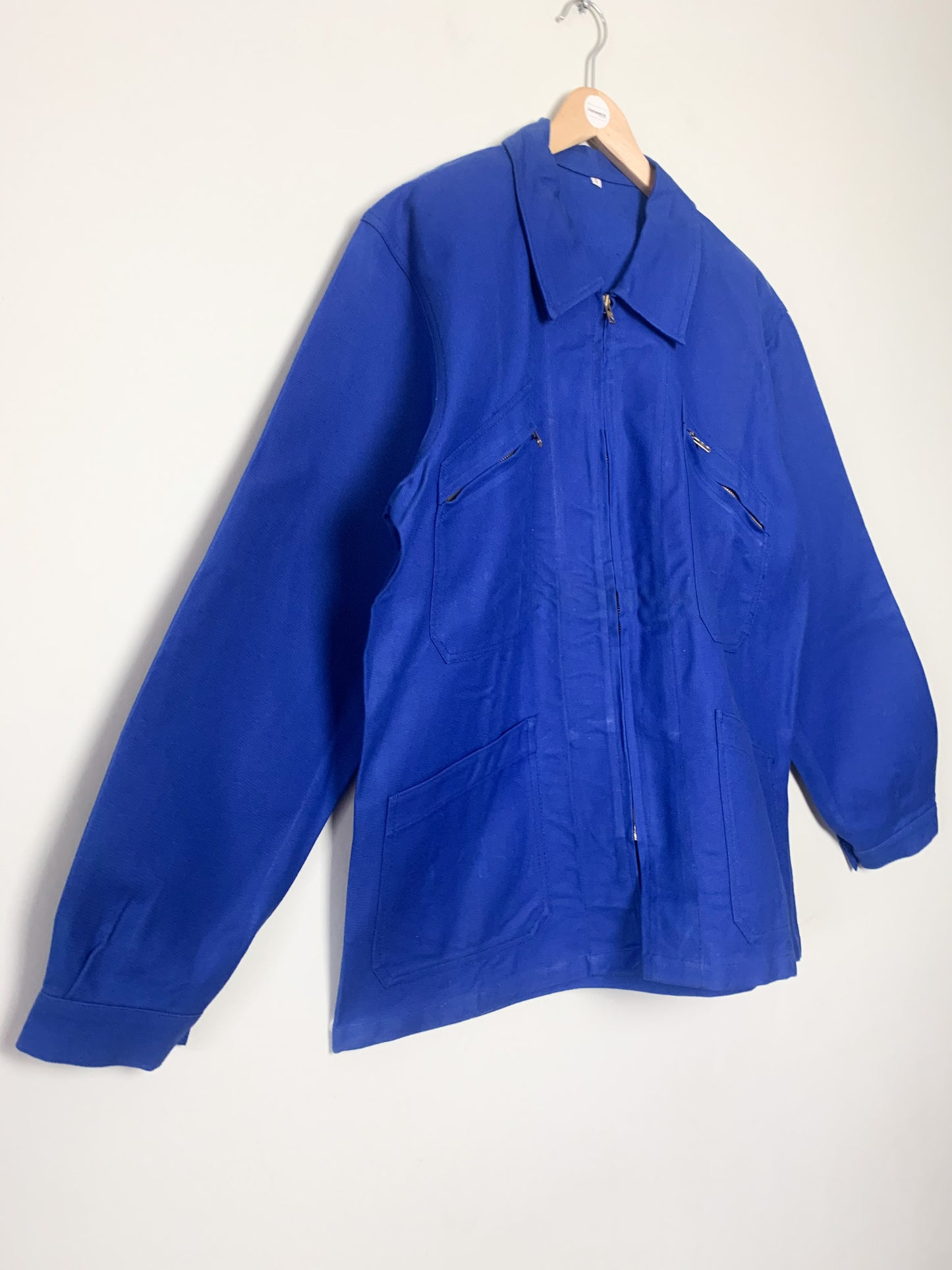 Veste Workwear Vintage Années 80 VÉTRA - Made in France - 100% Coton Sanfor - T. 3 (L/XL)