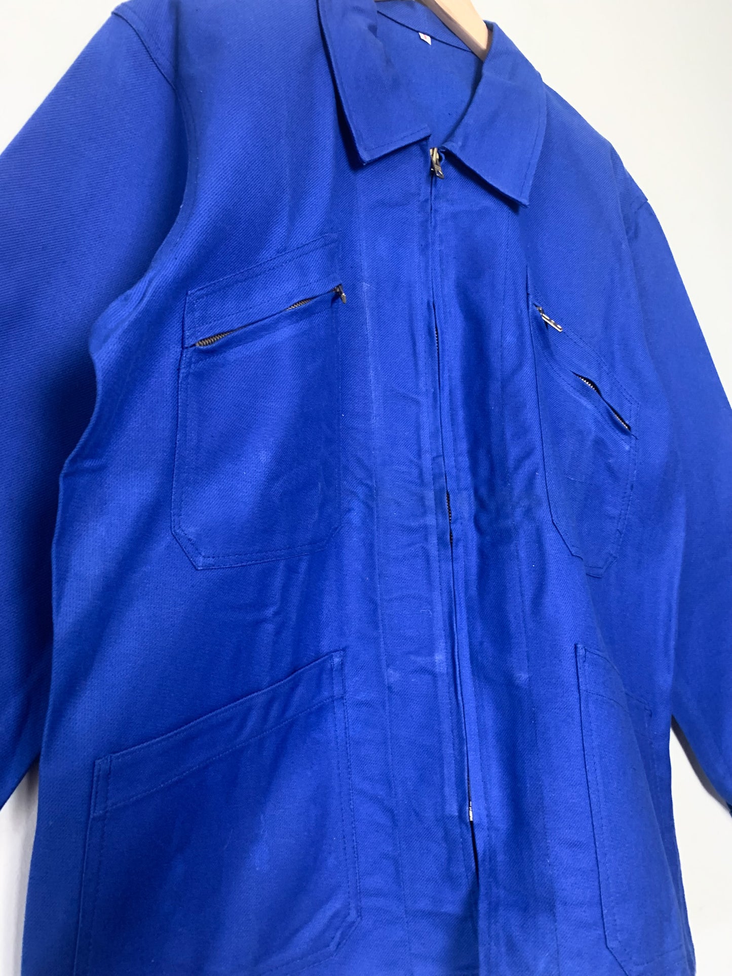 Veste Workwear Vintage Années 80 VÉTRA - Made in France - 100% Coton Sanfor - T. 3 (L/XL)