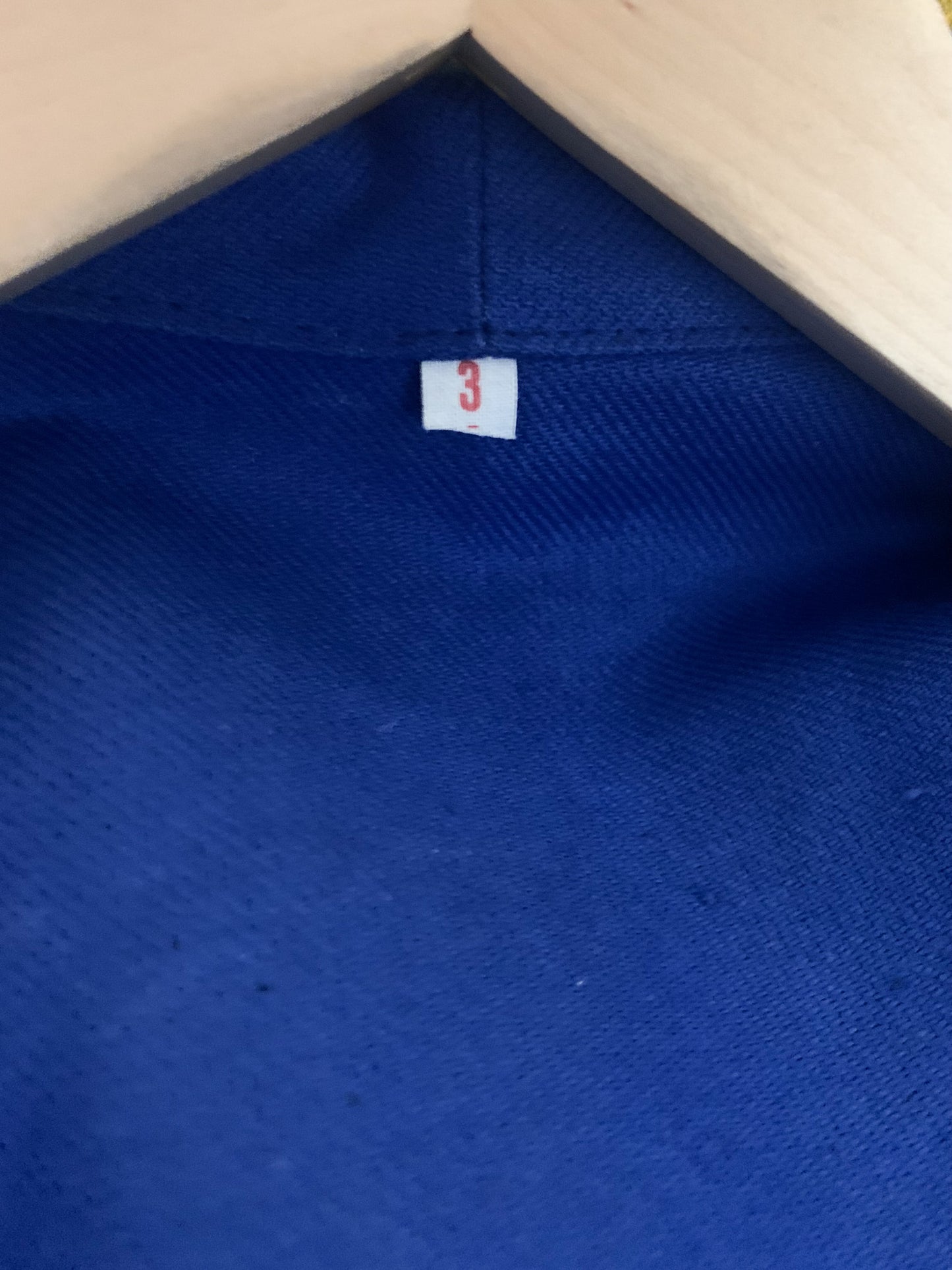 Veste Workwear Vintage Années 80 VÉTRA - Made in France - 100% Coton Sanfor - T. 3 (L/XL)