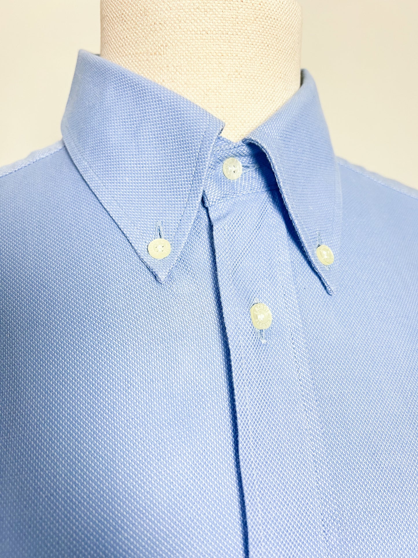 Chemise Vintage Lacoste Bleu Ciel – 100% Coton – Coupe Homme/Unisexe – Taille 38 (S/M)