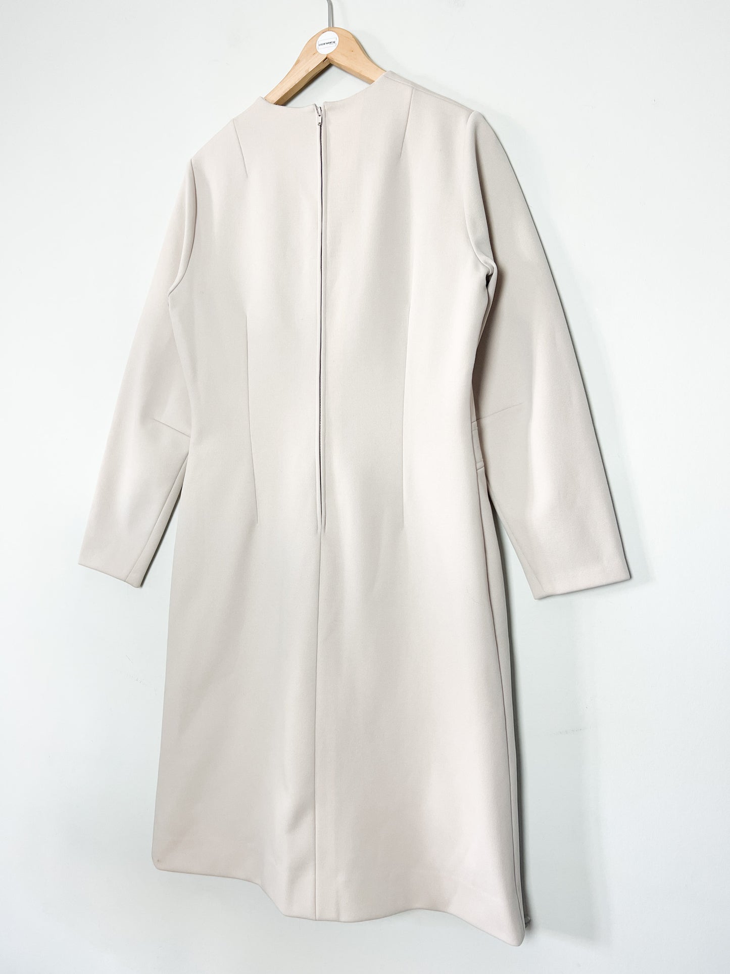Robe Midi Crème Vintage Années 60 Ritournelle - Coupe Structurée - T. 36/38