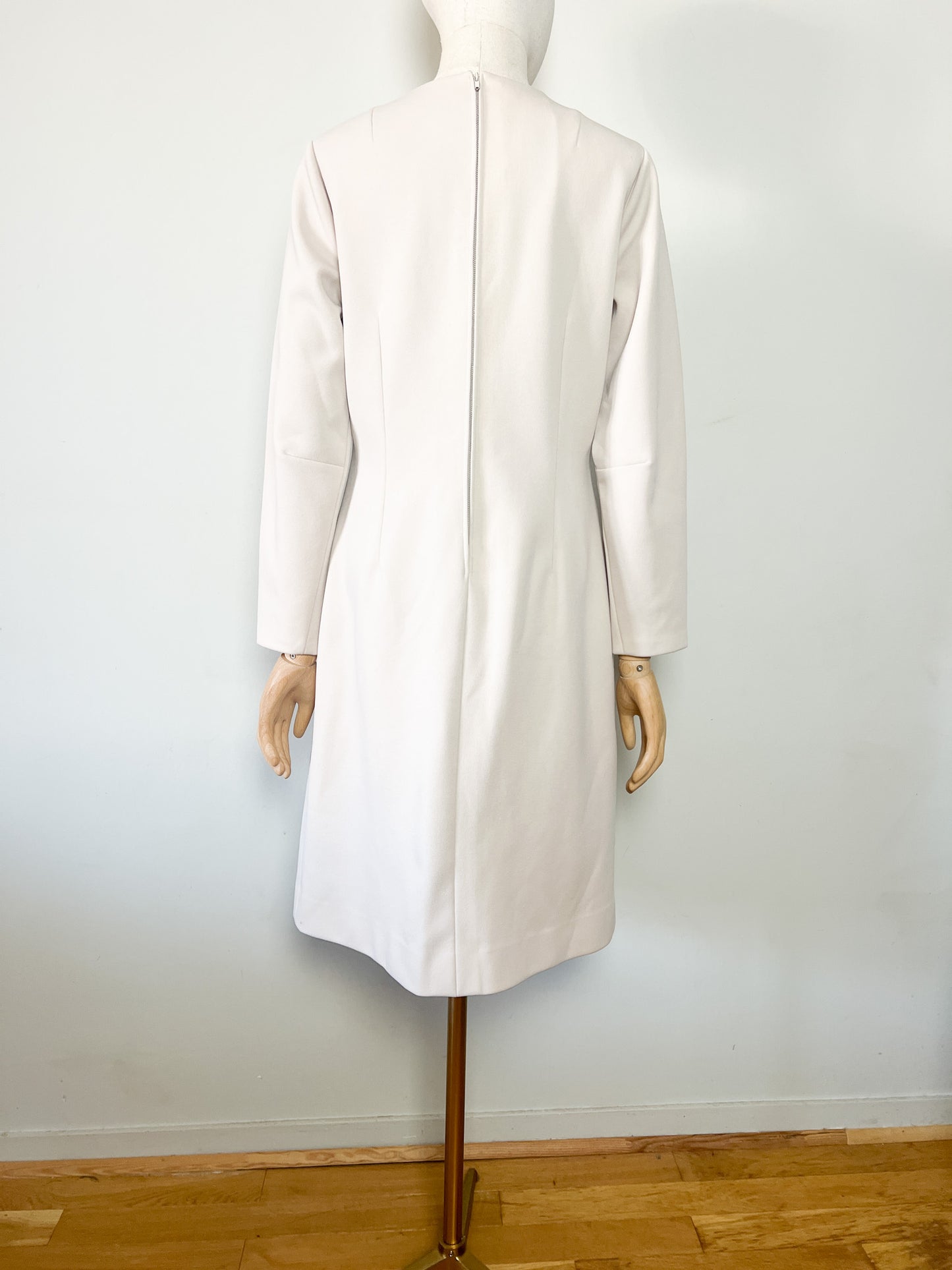 Robe Midi Crème Vintage Années 60 Ritournelle - Coupe Structurée - T. 36/38