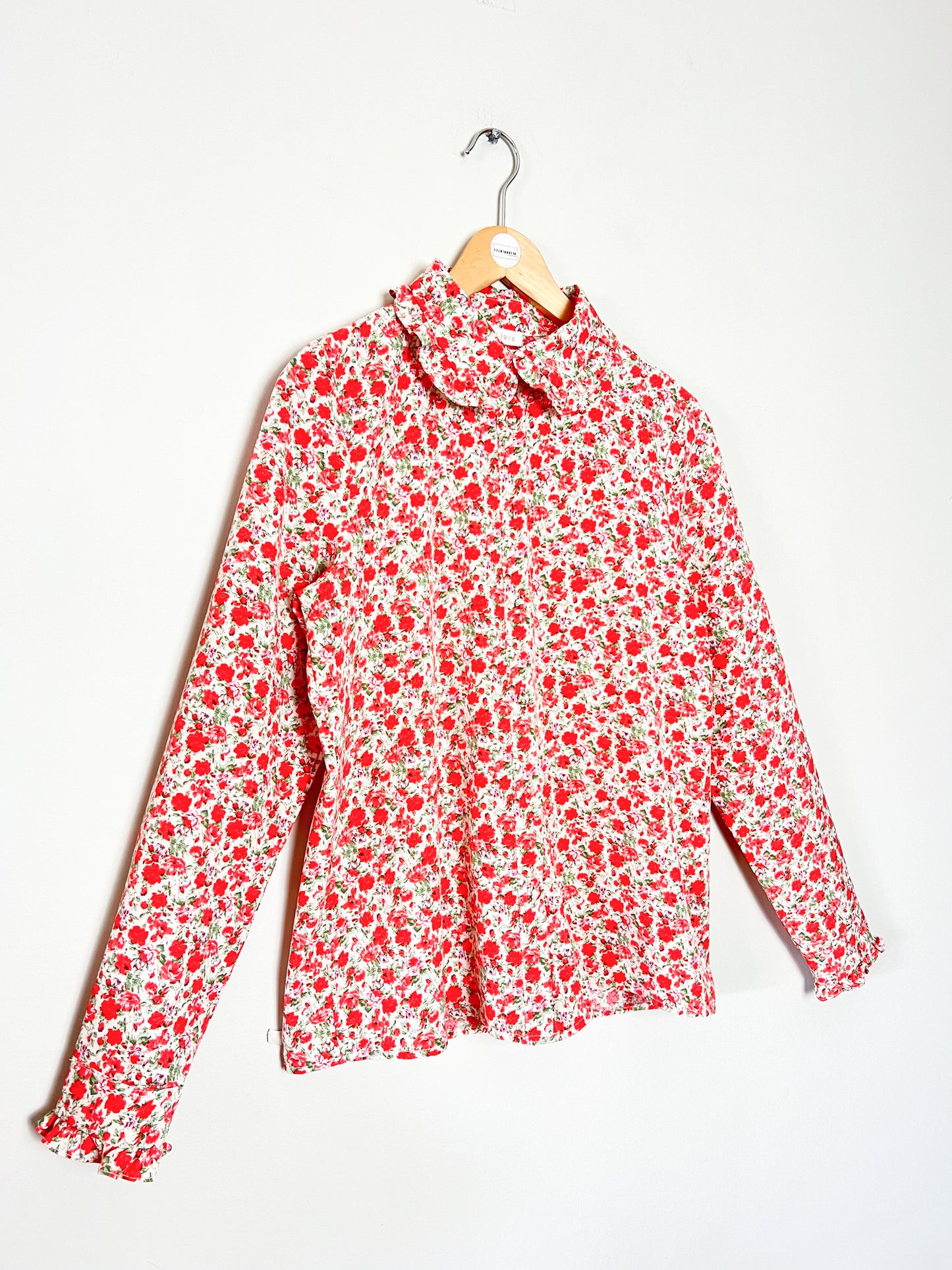 Chemisier Romantique – Imprimé Fleuri Rétro – Col Claudine – Peace n' Love - Taille S/M