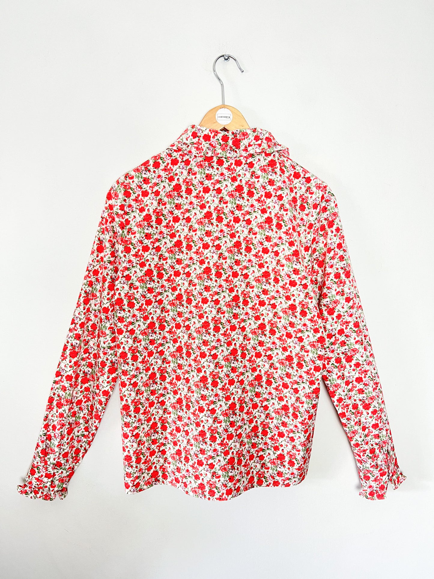 Chemisier Romantique – Imprimé Fleuri Rétro – Col Claudine – Peace n' Love - Taille S/M