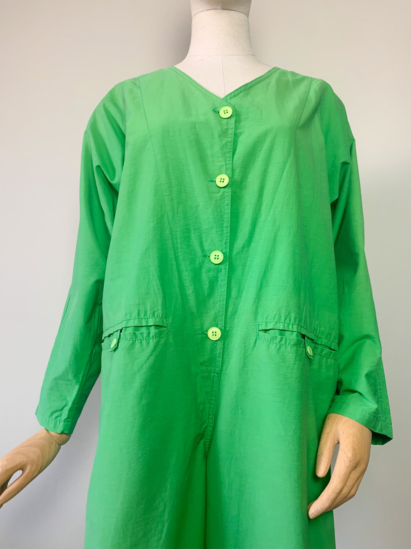 Combi-pantalon vert prairie vintage