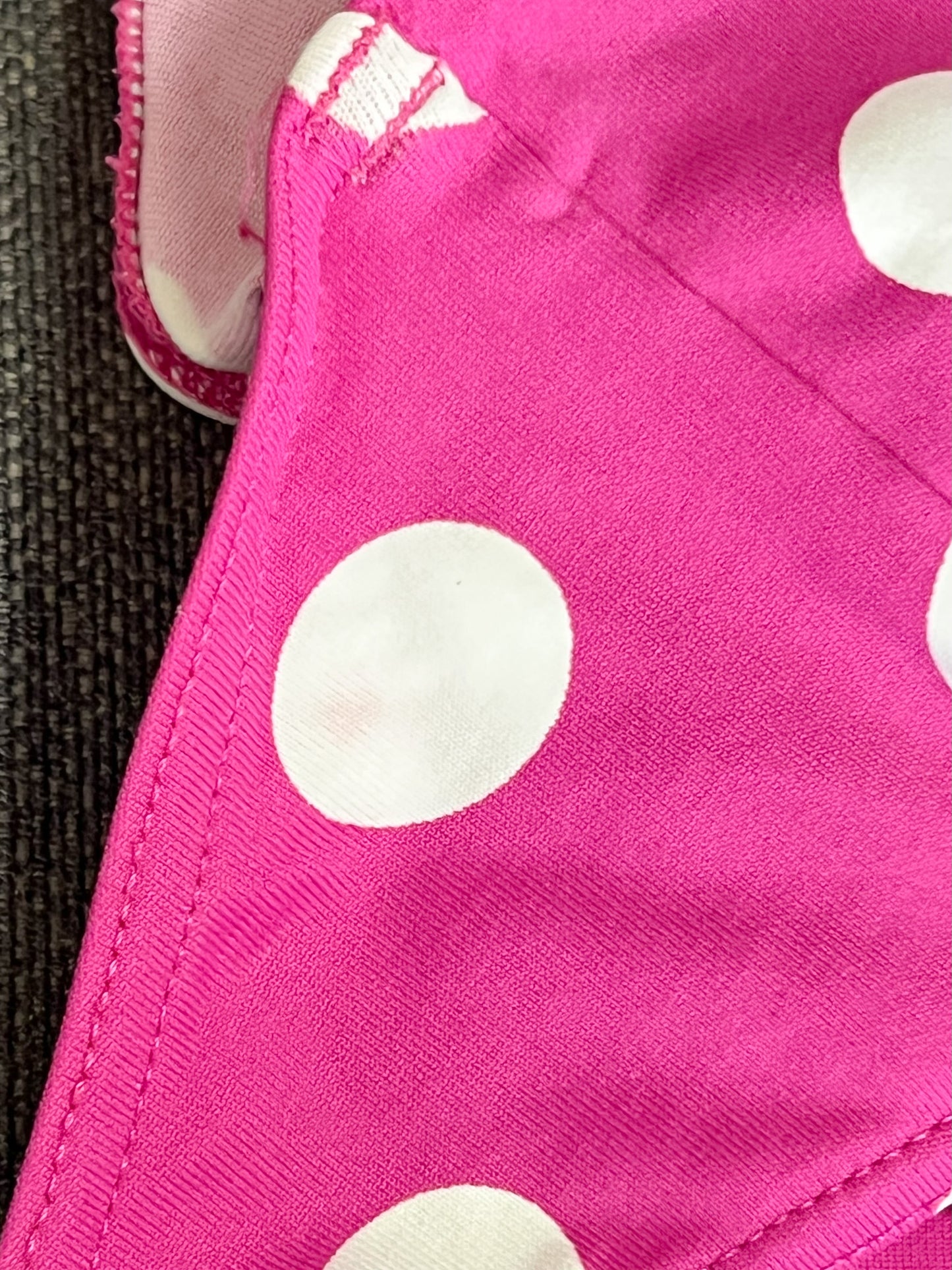 Maillot de Bain 1 Pièce Banana Moon – Rose Fuchsia à Pois – Look Rétro Pin-up – Taille 40