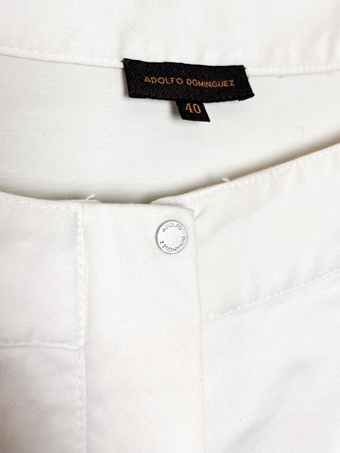 Robe Fourreau Adolfo Dominguez – Style "Saharienne Chic" – Tricolore – Taille 40