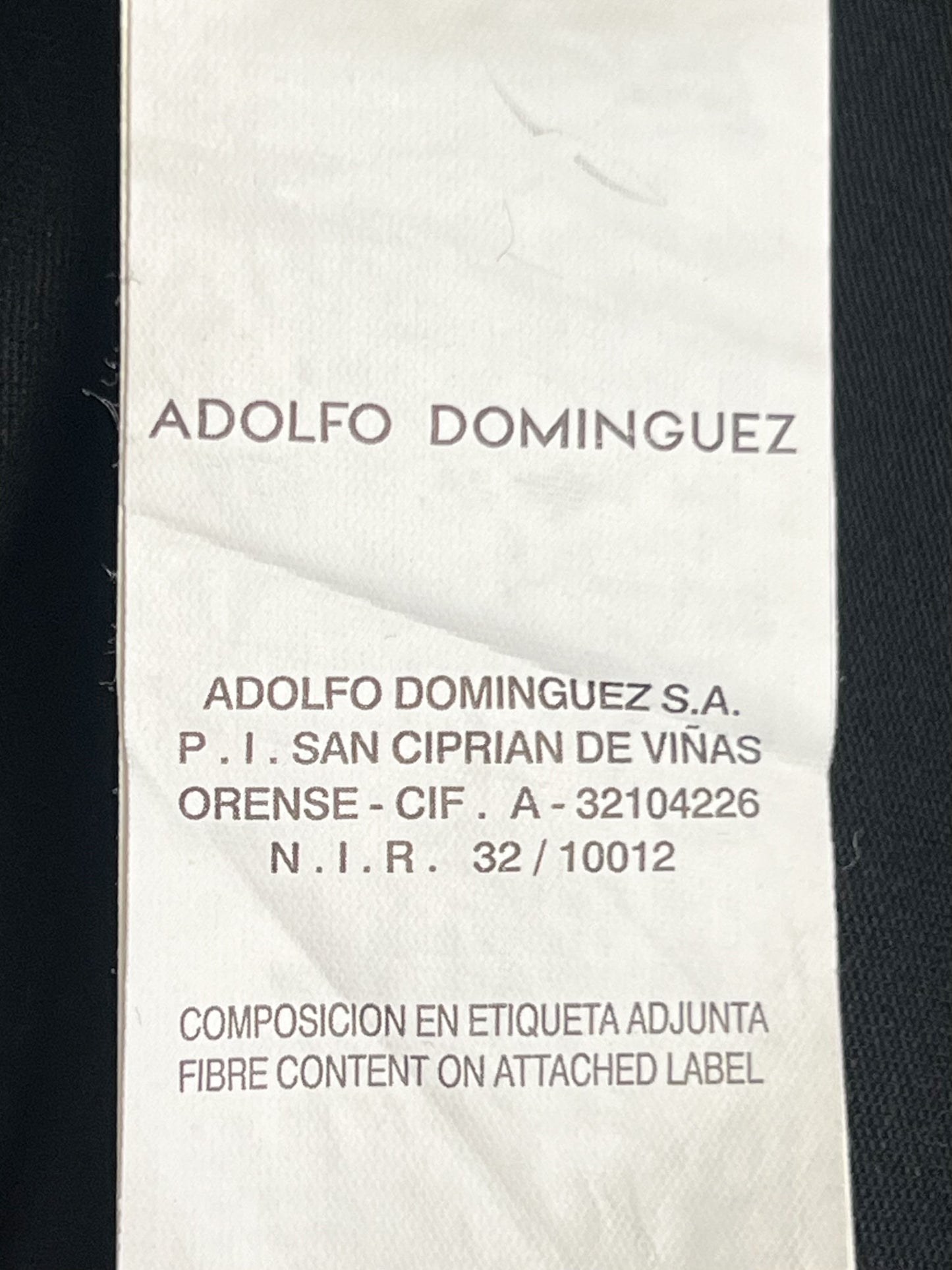 Robe Fourreau Adolfo Dominguez – Style "Saharienne Chic" – Tricolore – Taille 40
