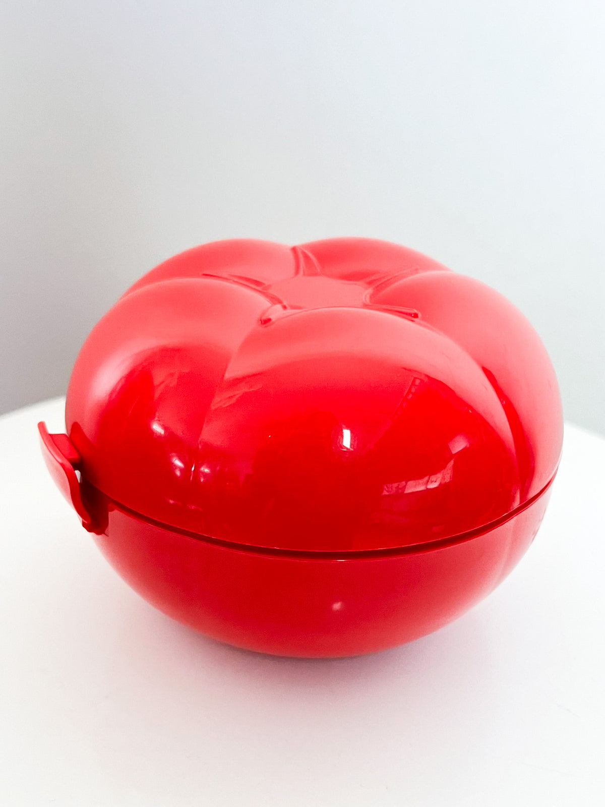 Boîte Tomate Tupperware Vintage Années 80 90– Rouge – Rangement Cuisine Pop Art