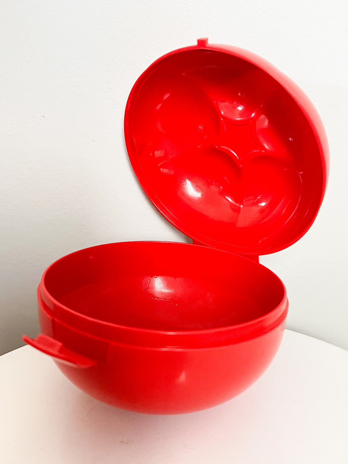 Boîte Tomate Tupperware Vintage Années 80 90– Rouge – Rangement Cuisine Pop Art