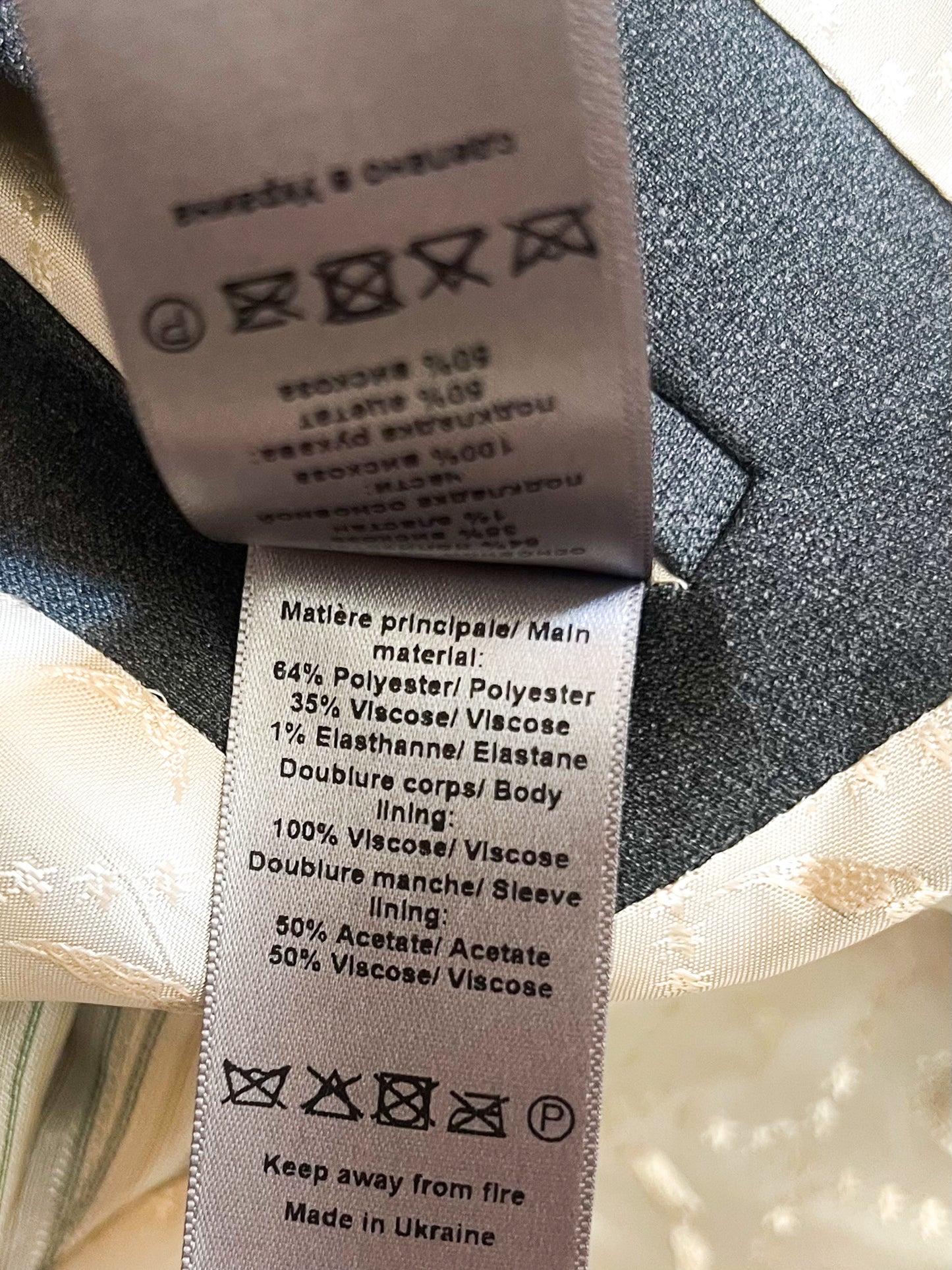 Blazer Strass Zadig & Voltaire – Modèle Vénus Tailleur Strass Paisley Gris T38