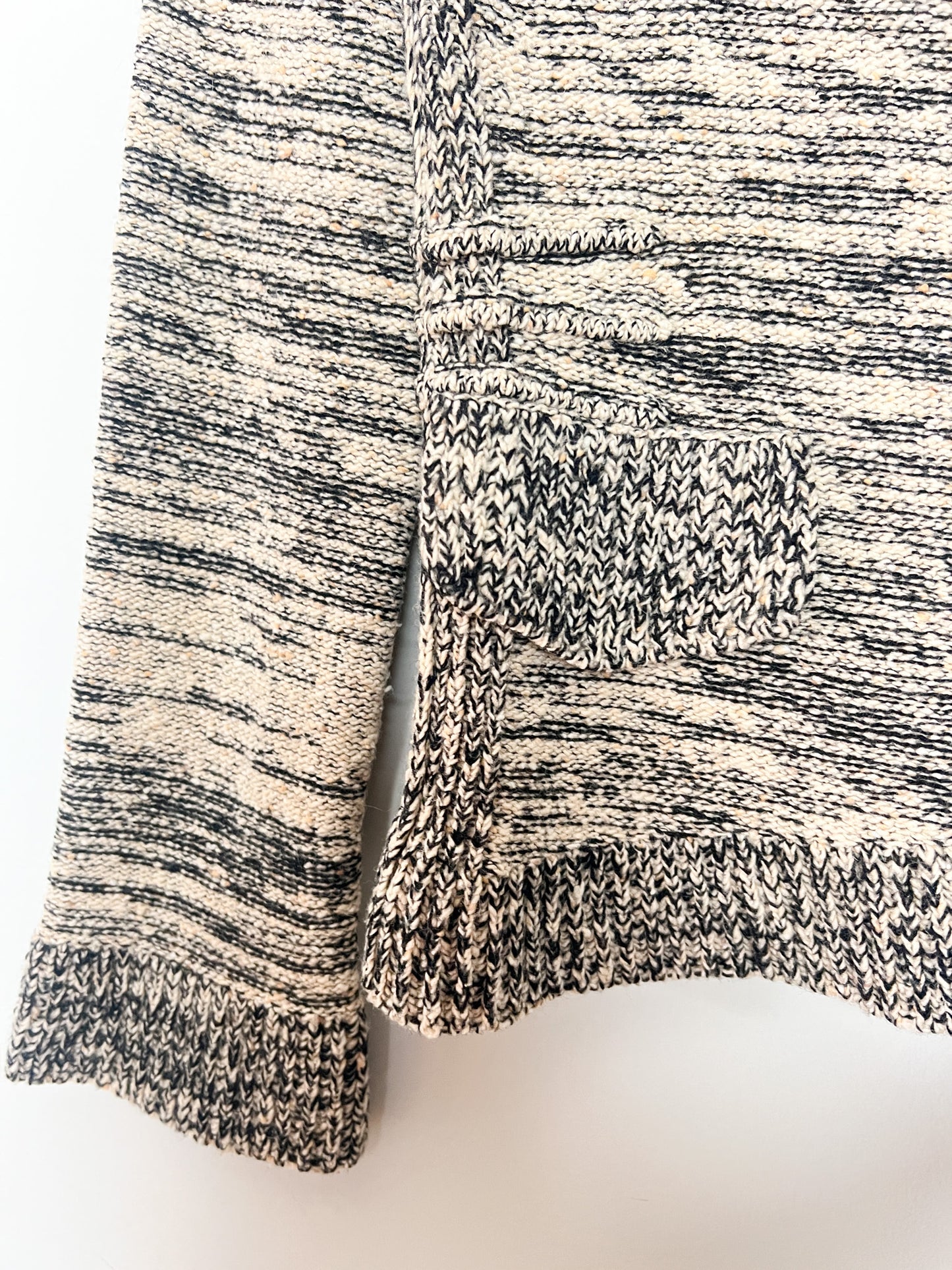 Cardigan Sonia Rykiel T 38 - Laine Vierge & Cachemire - Col Tailleur