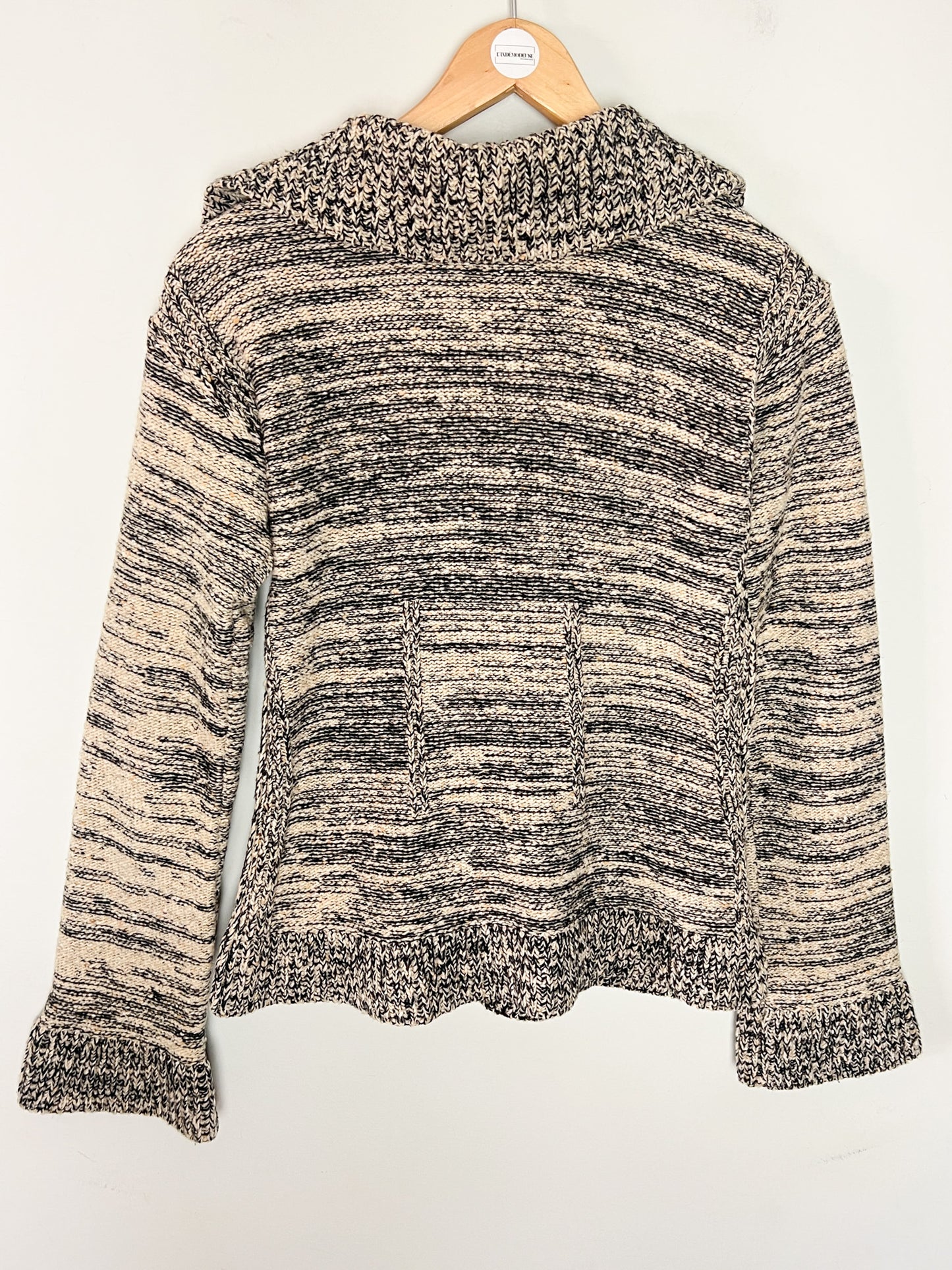 Cardigan Sonia Rykiel T 38 - Laine Vierge & Cachemire - Col Tailleur