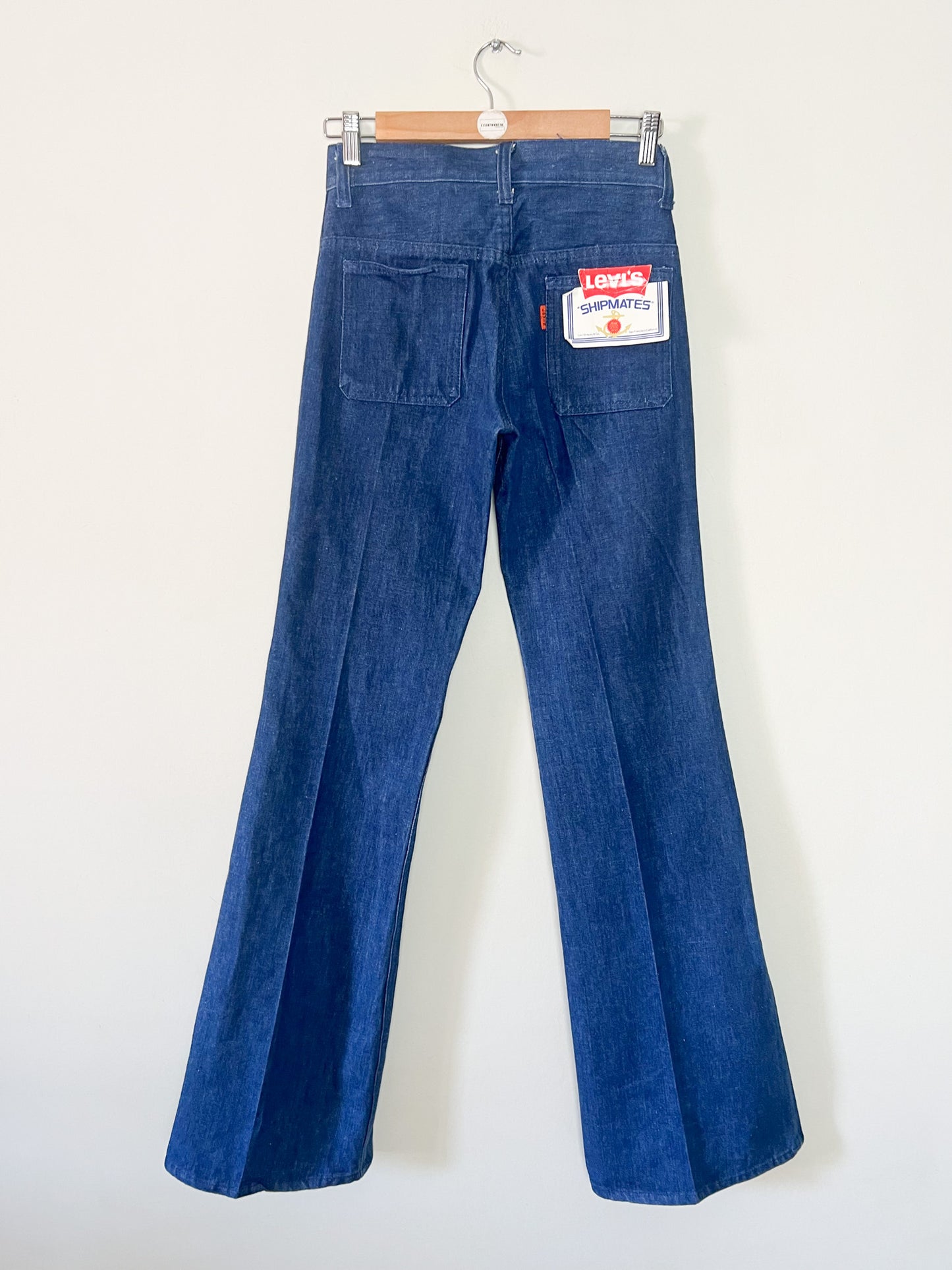 Jean Vintage 70s/80s Levi's "Shipmates" Deadstock Neuf – Flare / Pont – T32/34