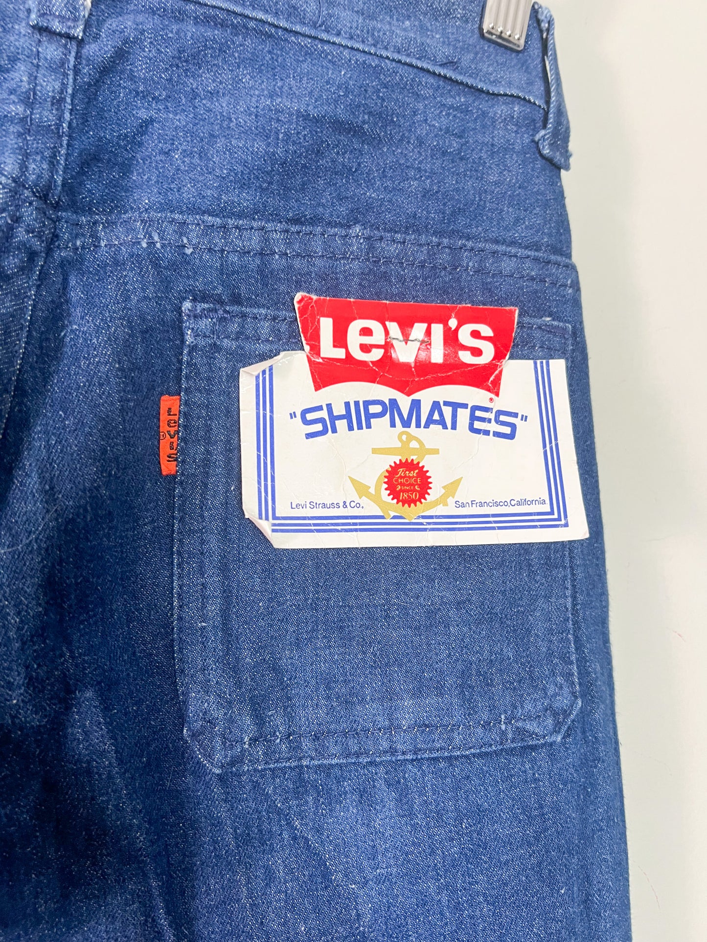 Jean Vintage 70s/80s Levi's "Shipmates" Deadstock Neuf – Flare / Pont – T32/34