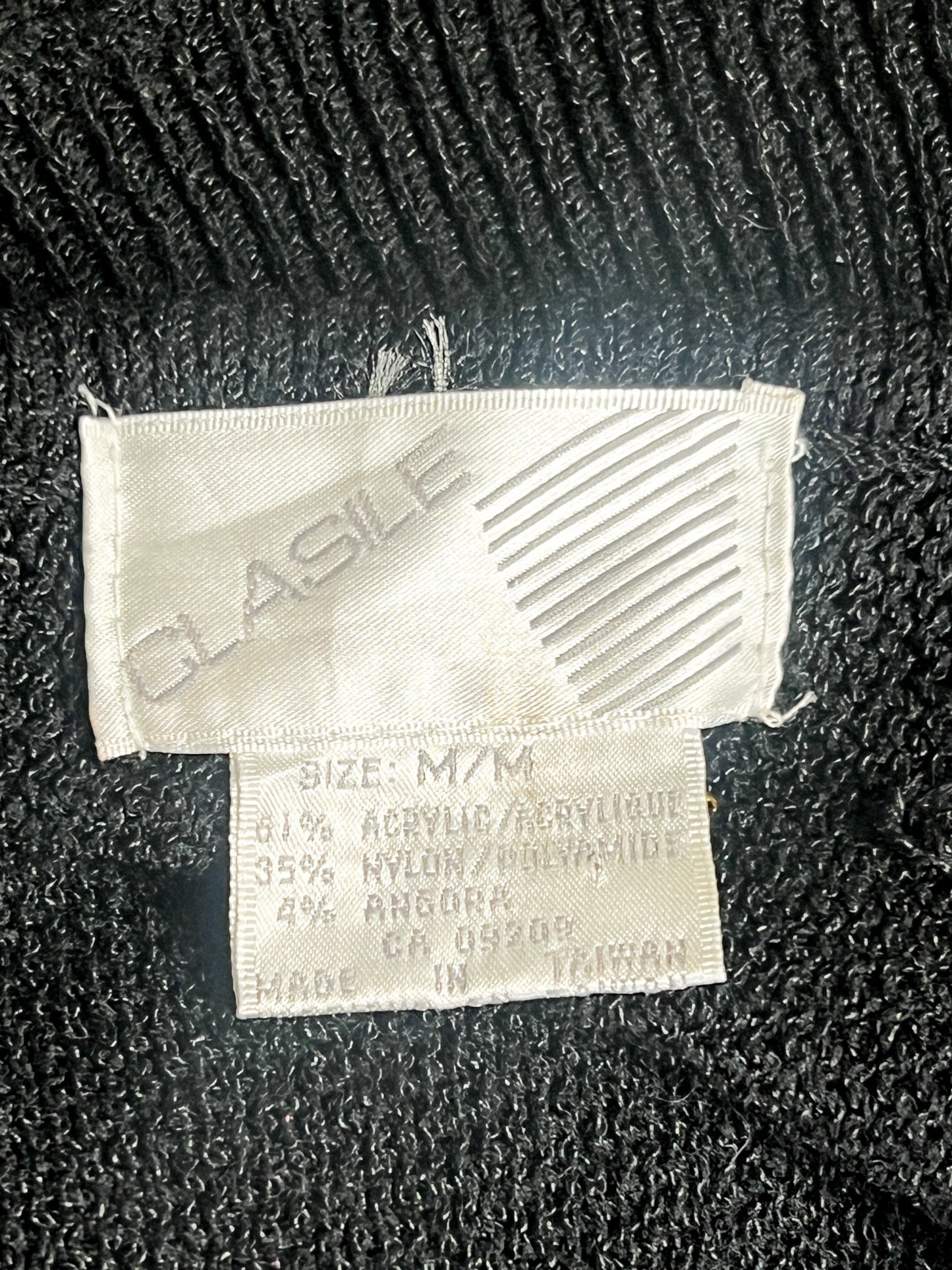 Pull Vintage Années 80 Manches Chauve-souris - Épaulettes - Angora & Perles T38/40