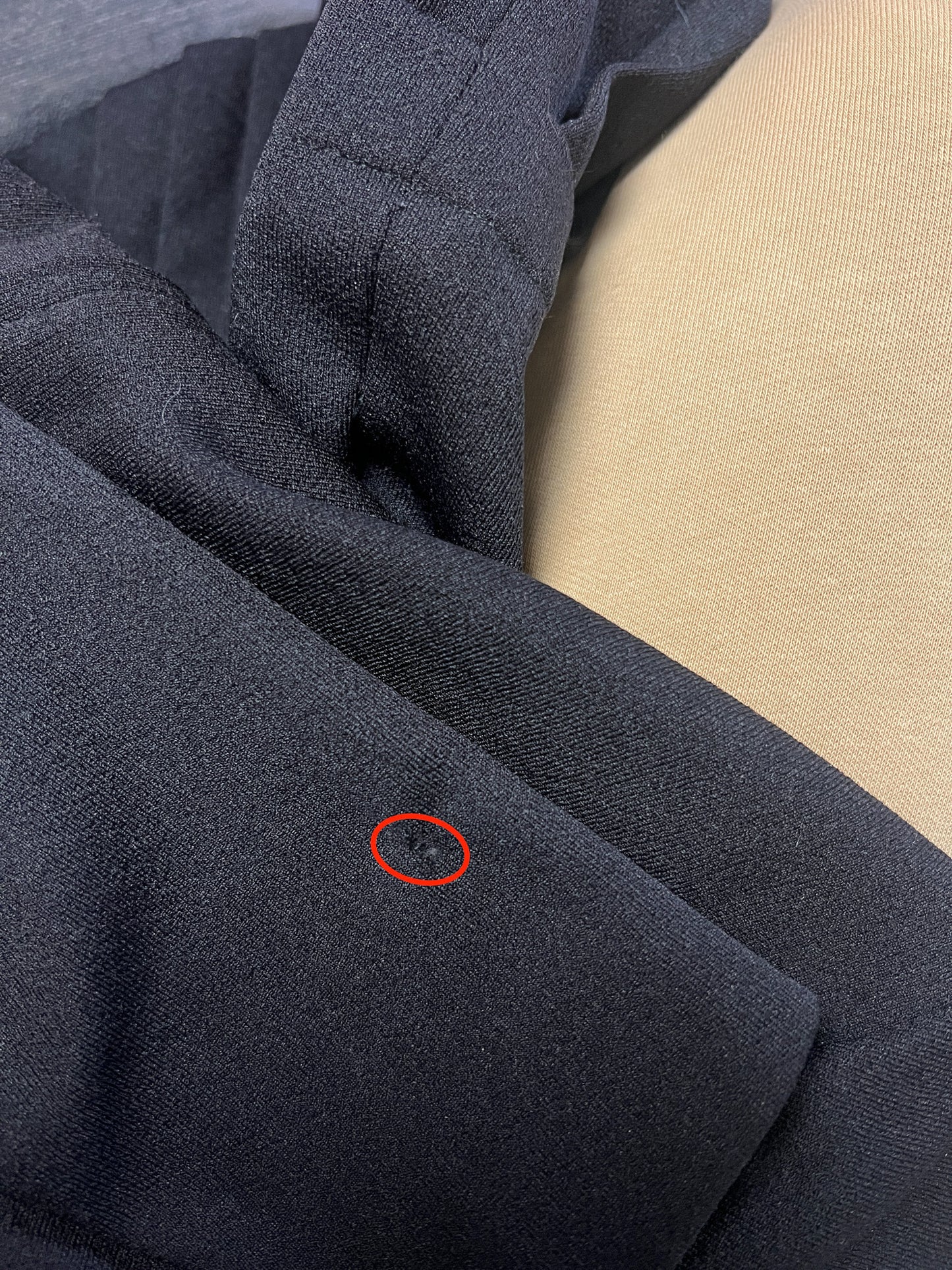 Robe Vintage années 80- Noire à plis - Carol Craiq - T36/38