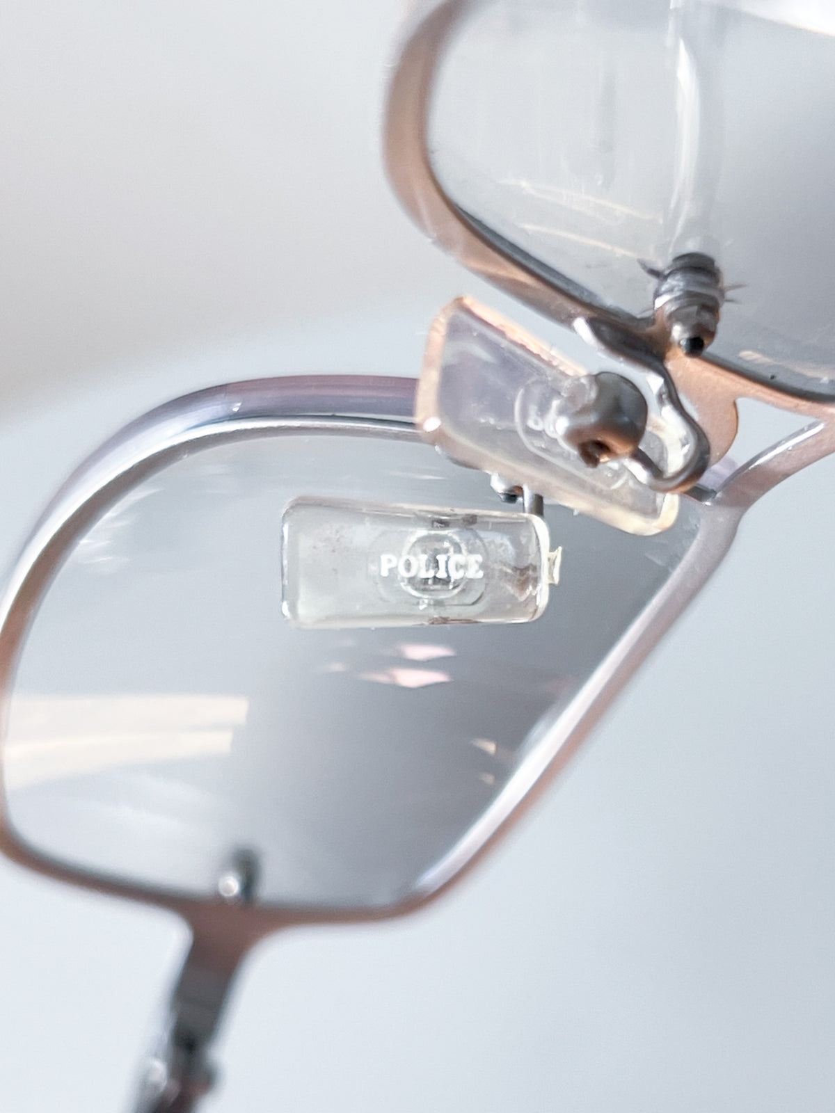 Lunettes de Soleil Vintage POLICE Metal Y2K – Mod. 2646 – Made in Italy – Argent & Verres Dégradés