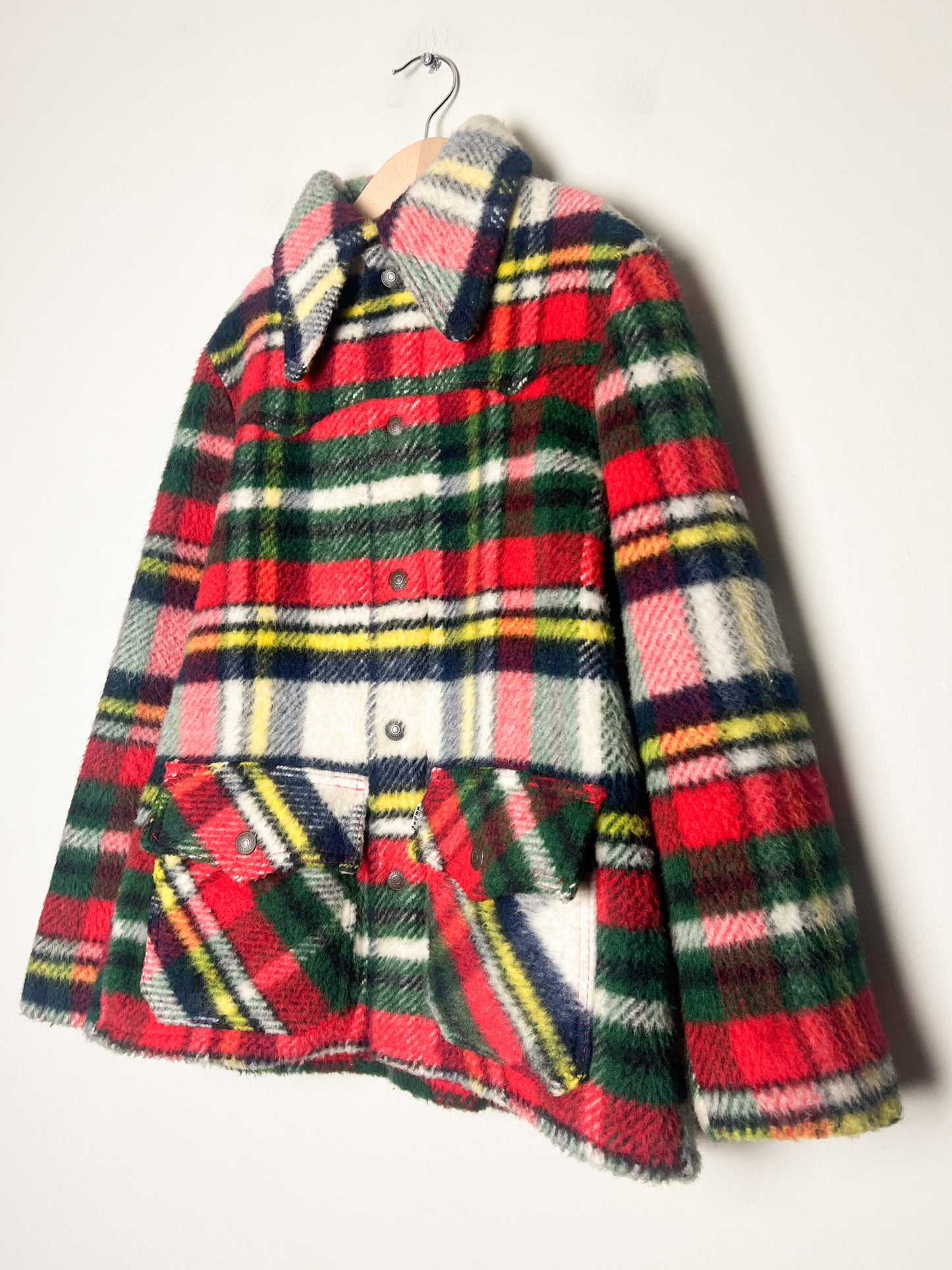 Manteau Levi’s Enfant Vintage Tartan Évasé T 4-6 Ans - Veste Tartan Écossaise Plaid