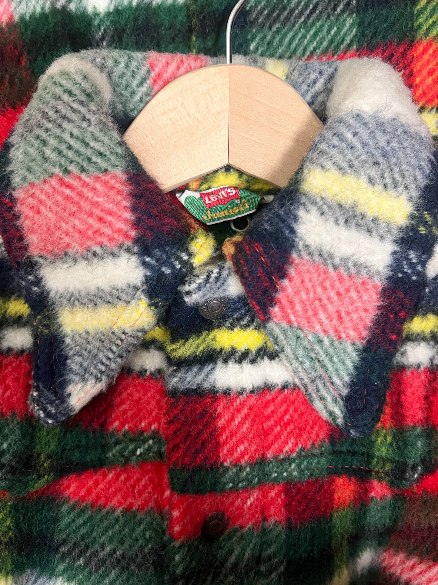 Manteau Levi’s Enfant Vintage Tartan Évasé T 4-6 Ans - Veste Tartan Écossaise Plaid