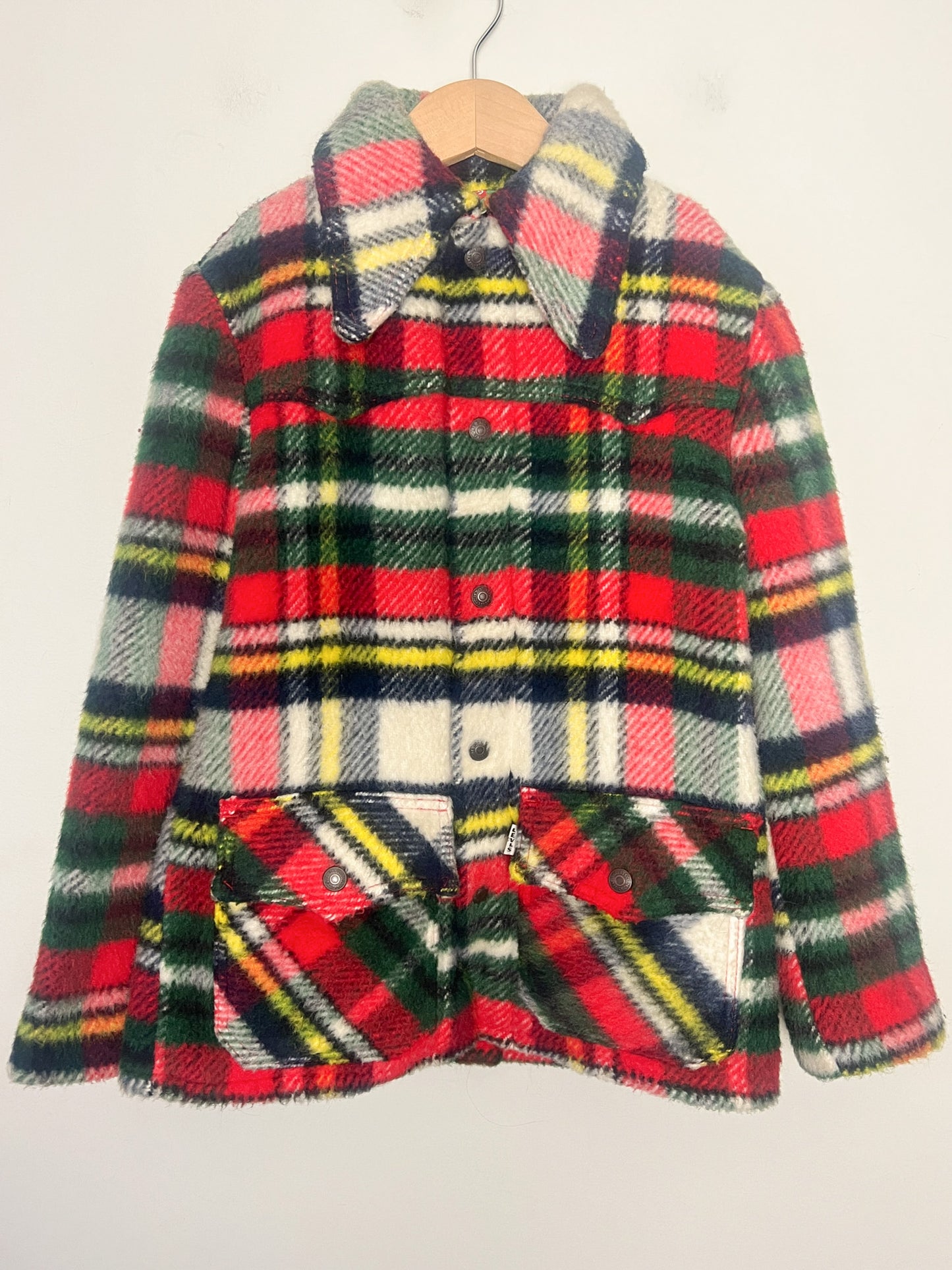 Manteau Levi’s Enfant Vintage Tartan Évasé T 4-6 Ans - Veste Tartan Écossaise Plaid