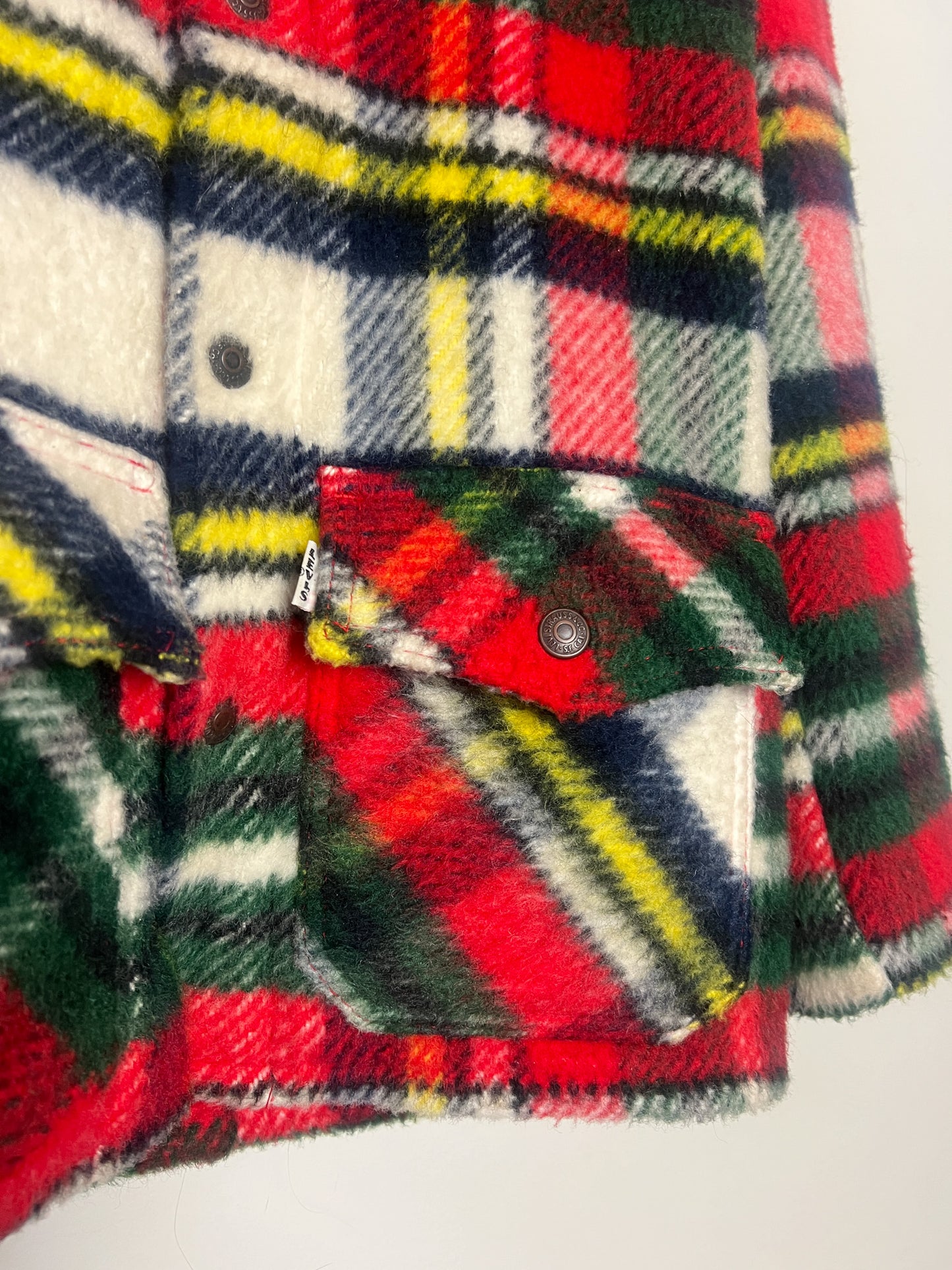 Manteau Levi’s Enfant Vintage Tartan Évasé T 4-6 Ans - Veste Tartan Écossaise Plaid