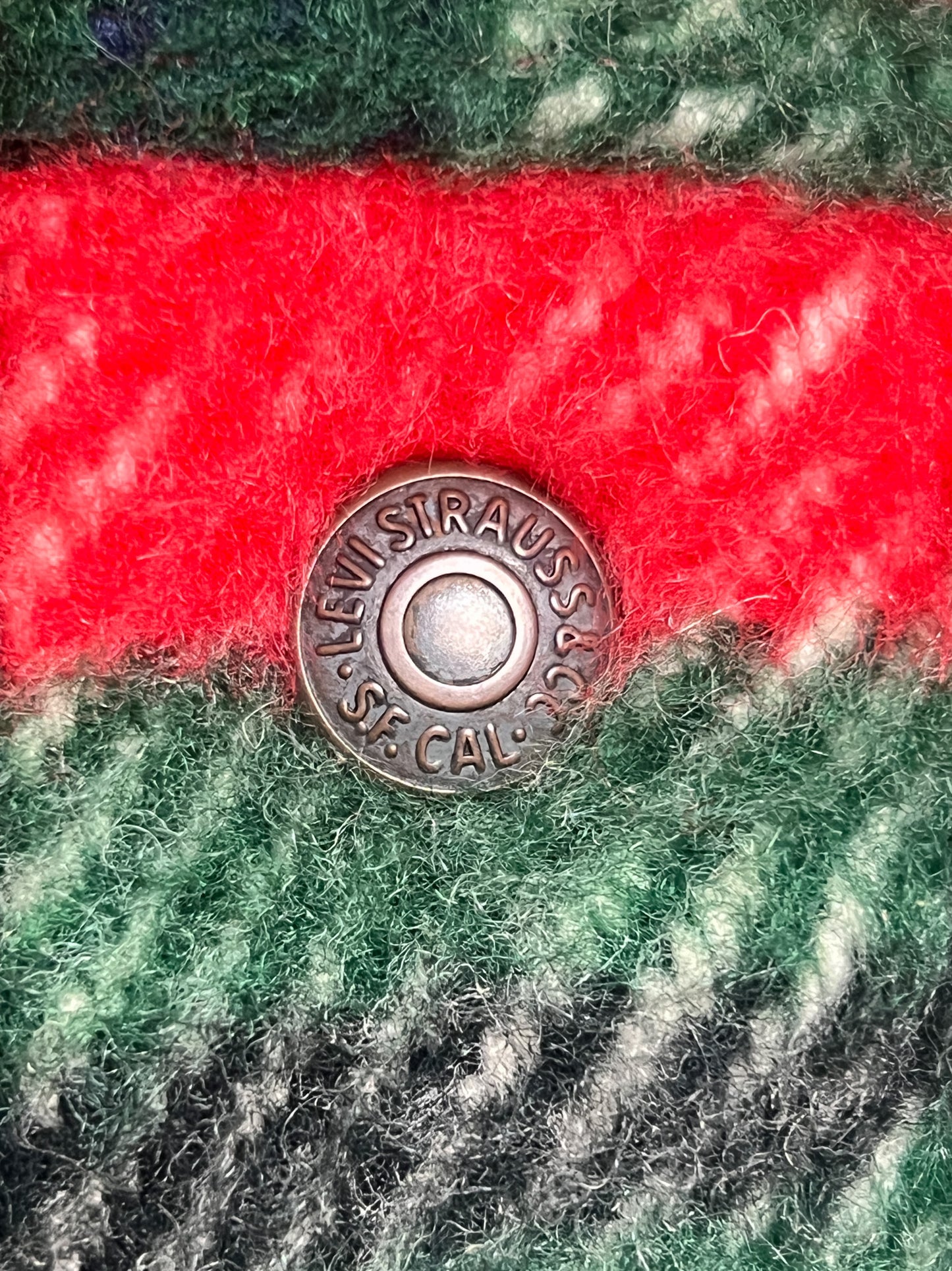 Manteau Levi’s Enfant Vintage Tartan Évasé T 4-6 Ans - Veste Tartan Écossaise Plaid