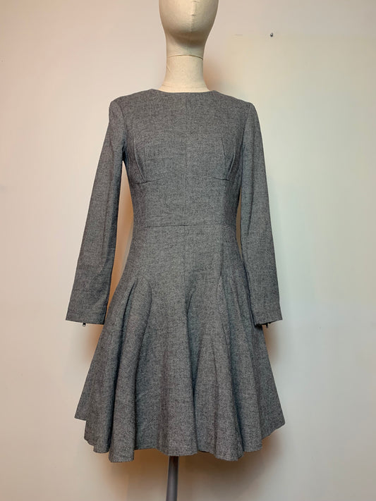 Robe courte structurée grise mélange laine & Other Stories