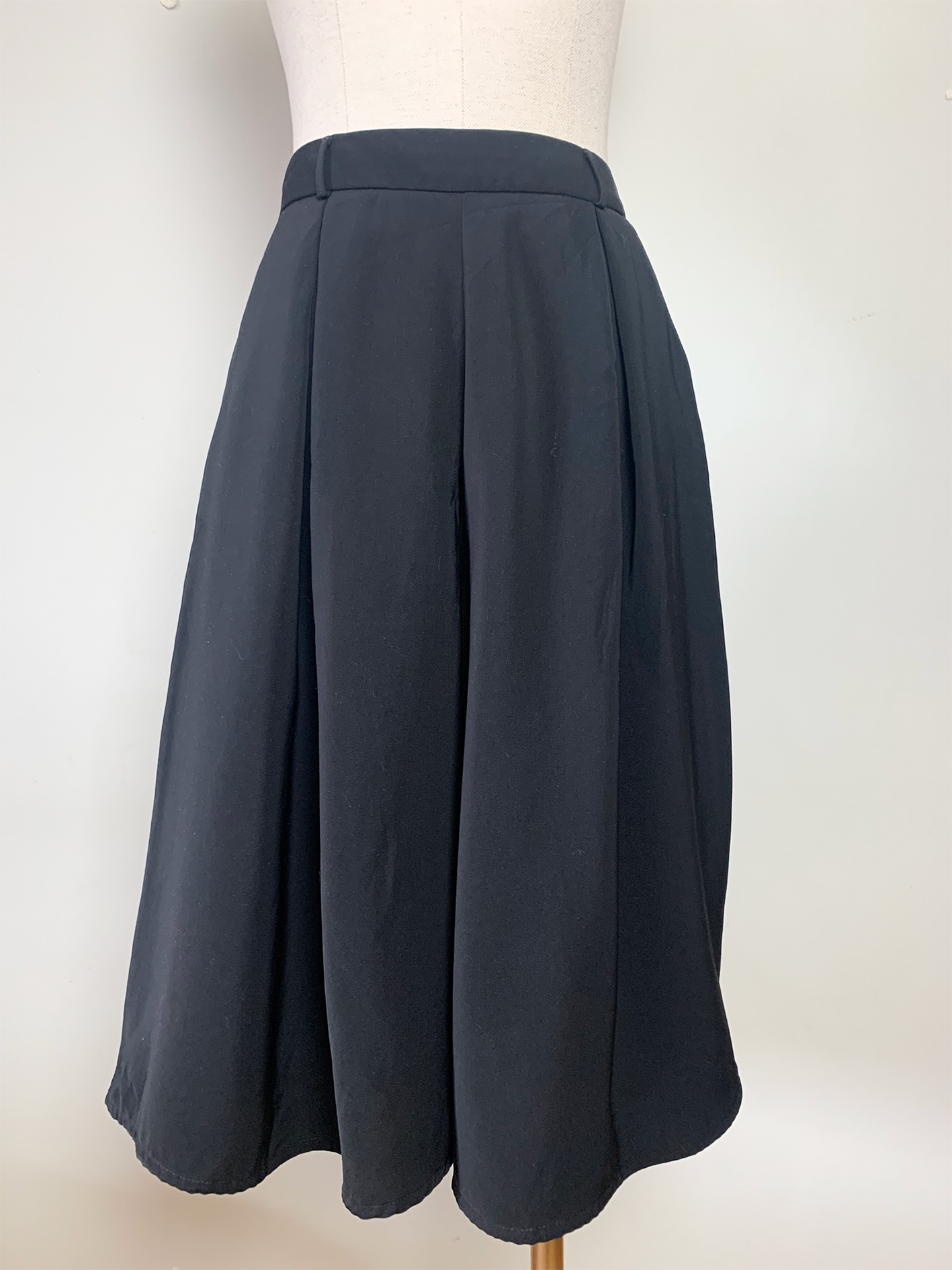 Jupe culotte fluide noire