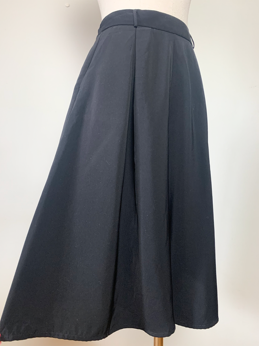 Jupe culotte fluide noire