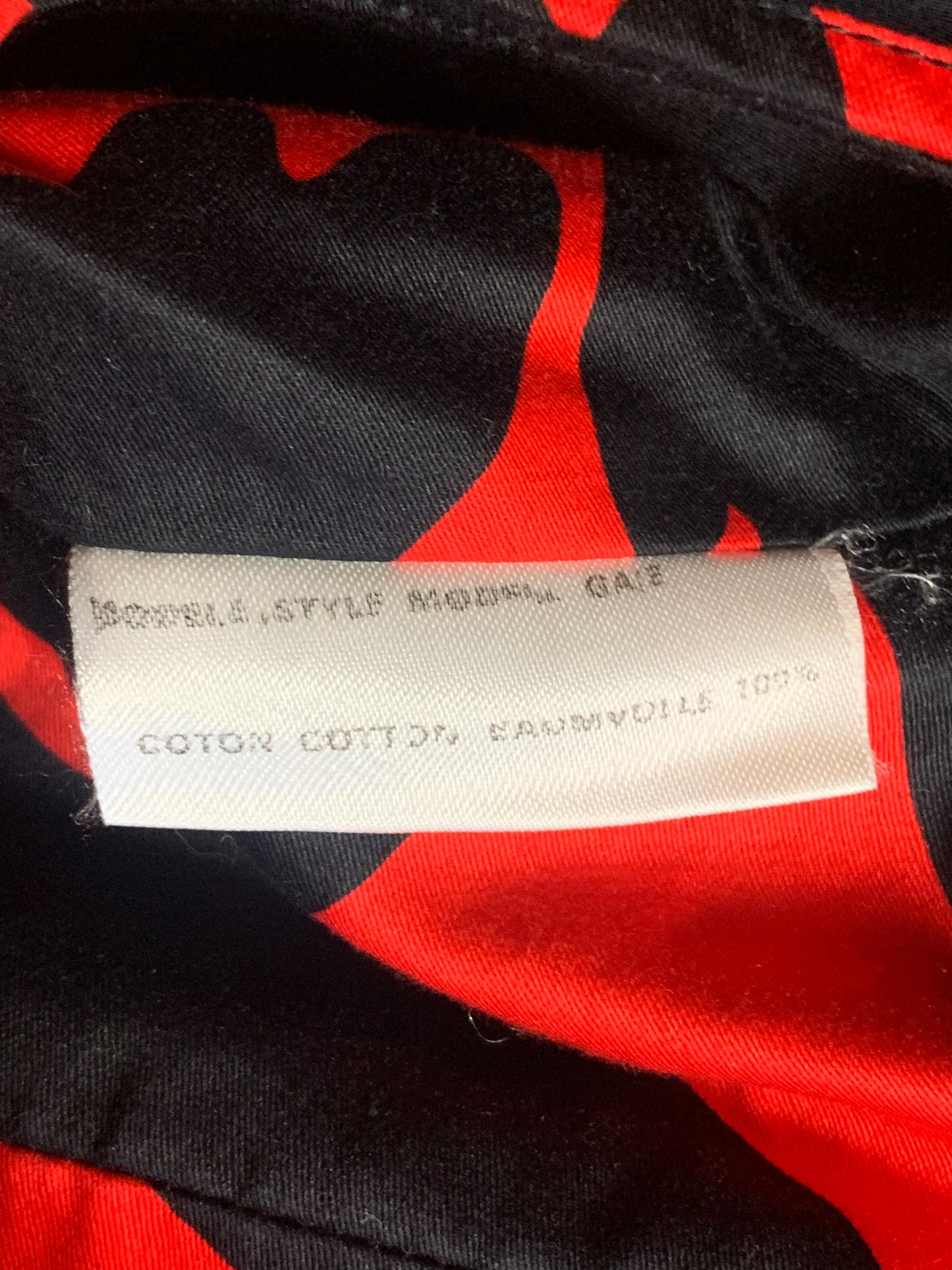 Robe bustier 2 en 1 noire et rouge vintage Lilian Fell