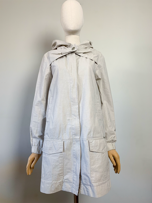 Parka imperméable en lin et coton Cop. Copine