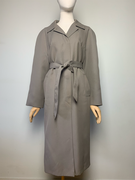 Manteau trench gris taupe vintage Arielle